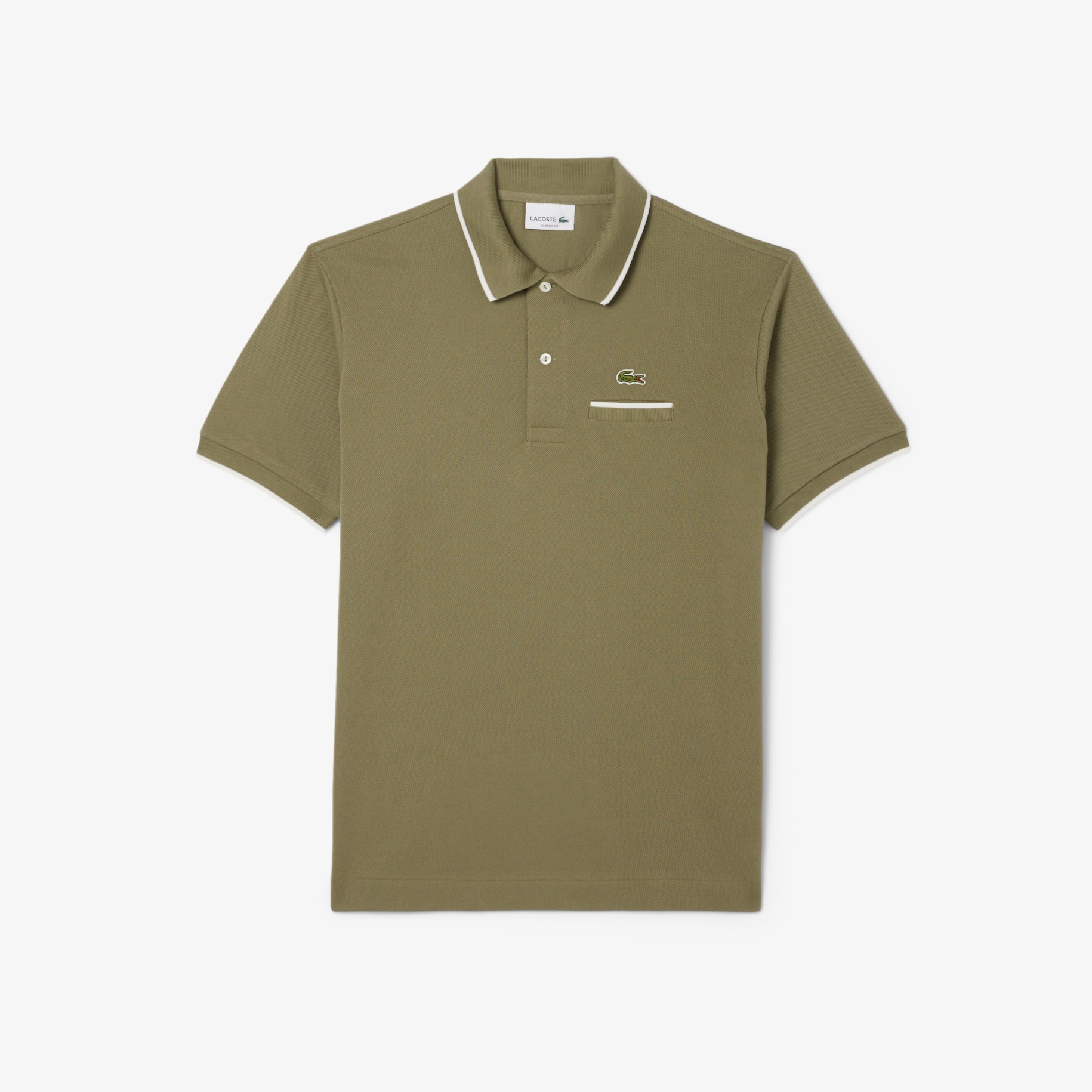 Classic Fit Pocket Accent L.12.12 Polo Shirt image number 3