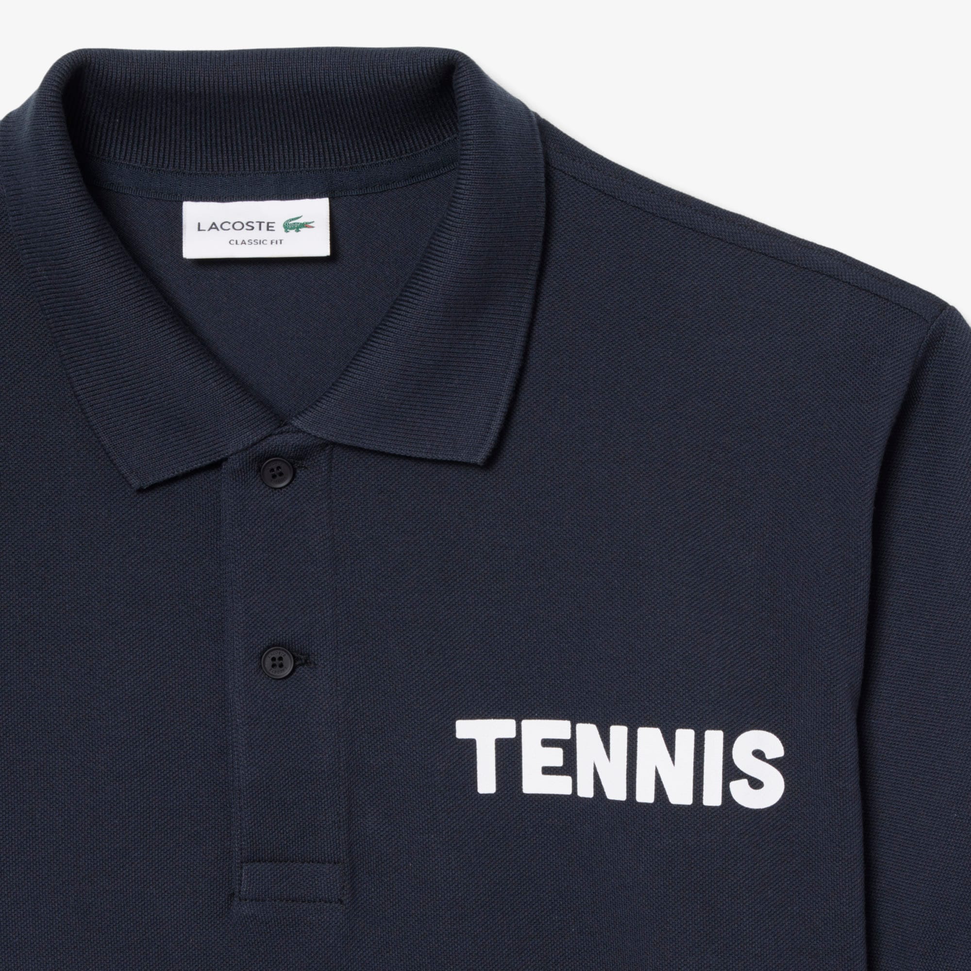 Classic Fit Printed Petit Piqu&eacute; Polo Shirt image number 4