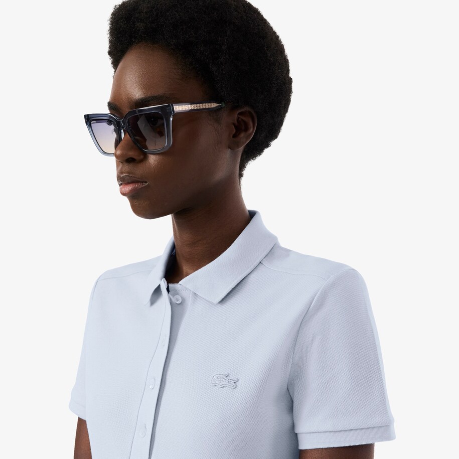 Women's Stretch Cotton Piqu&eacute; Polo Dress image number 1