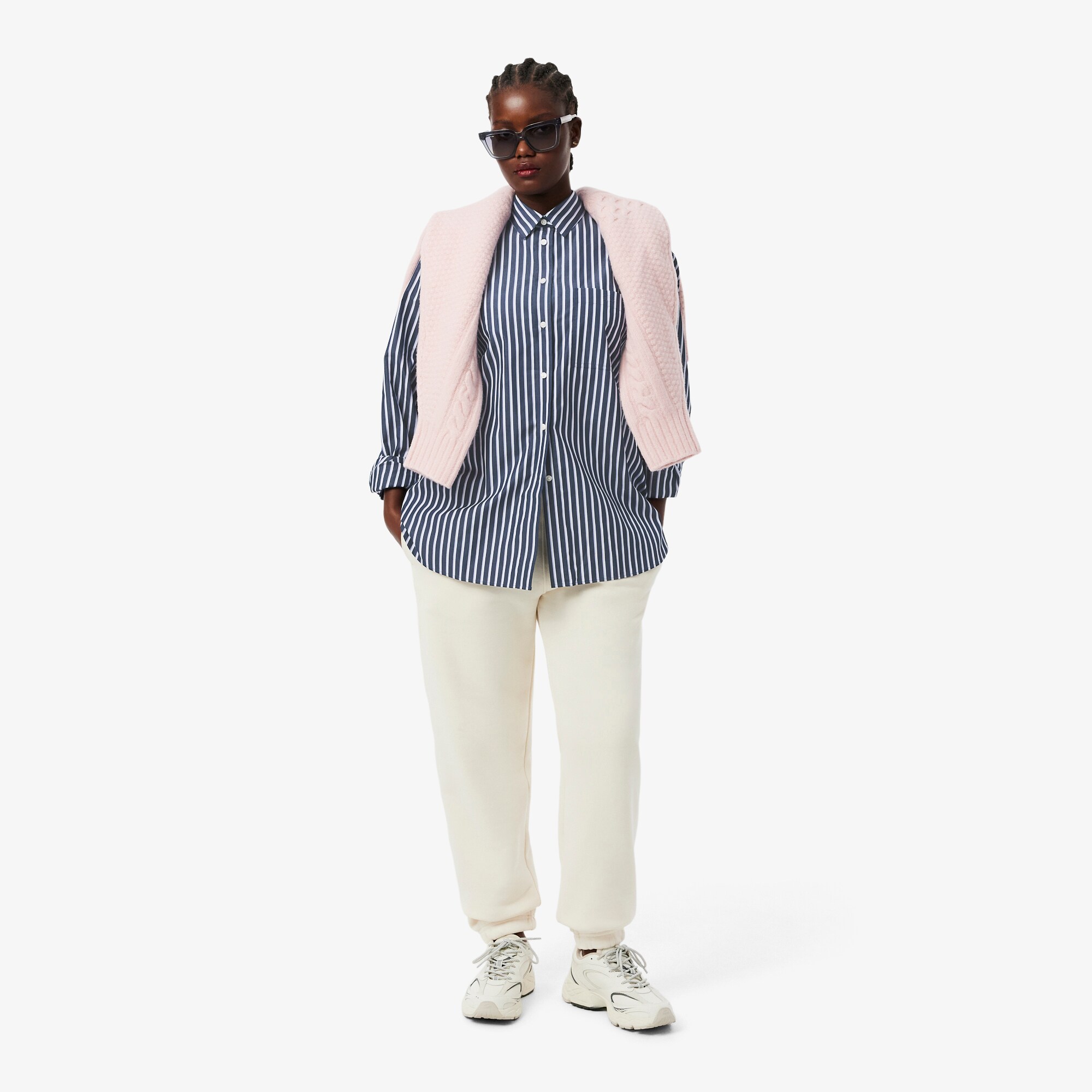 Oversized Cotton Poplin Shirt image number 8