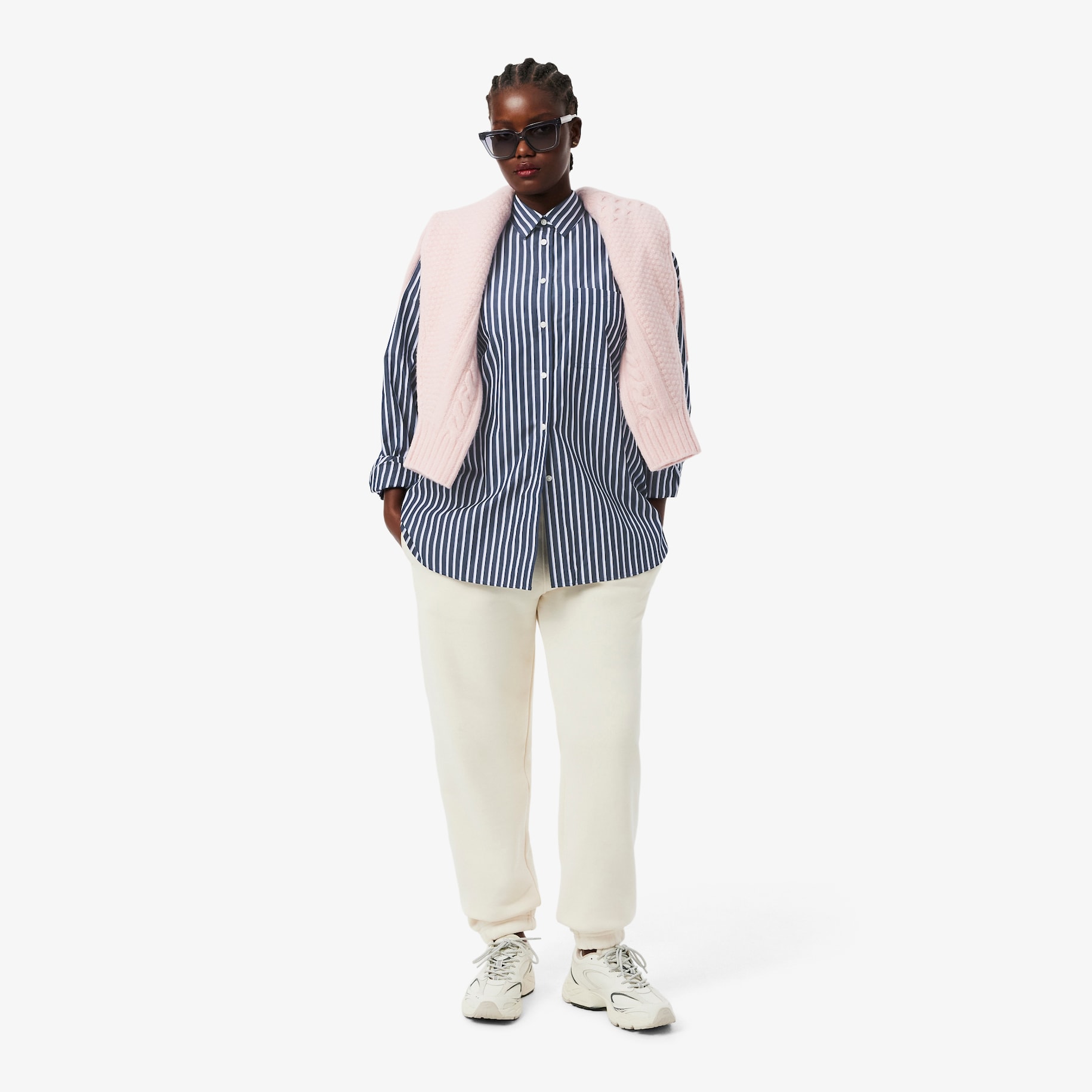 Oversized Cotton Poplin Shirt image number 8