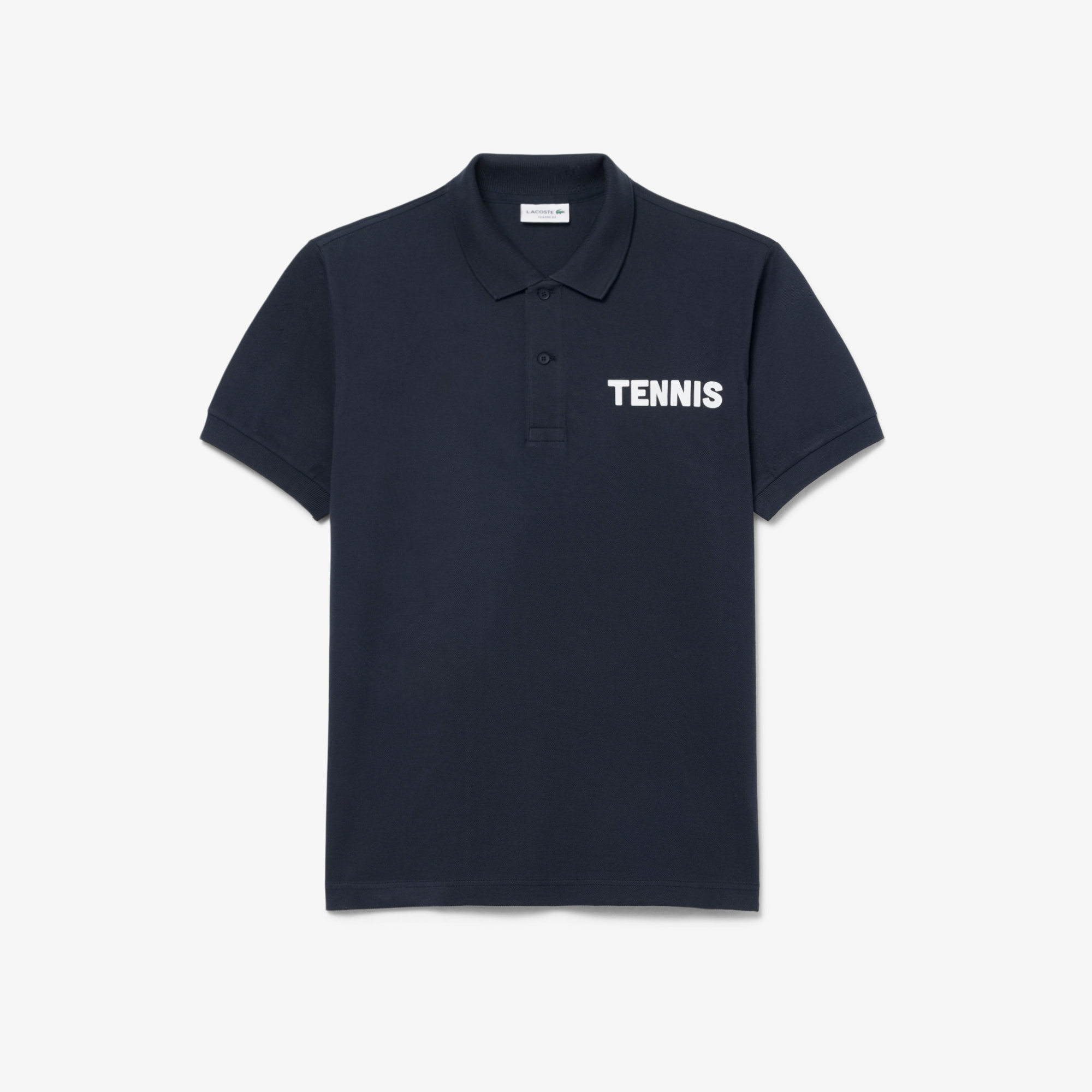 Classic Fit Printed Petit Piqu&eacute; Polo Shirt image number 3