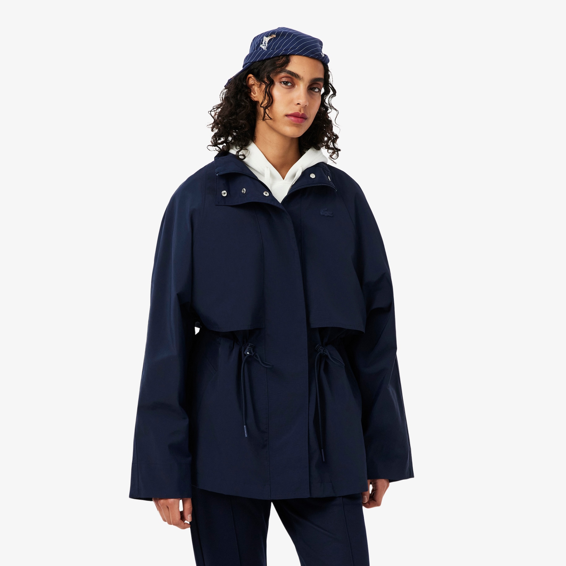 Mid Length Water-Repellent Oversized Parka image number 0
