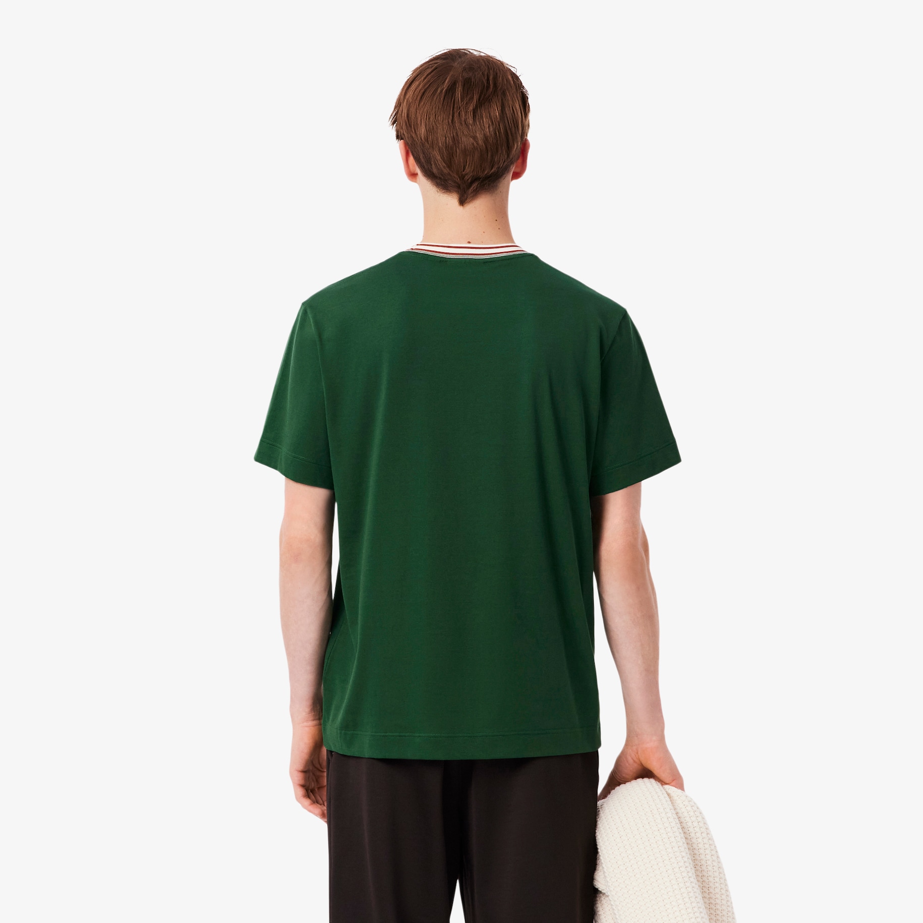 French Made Stripe Neck T-shirt image number 2