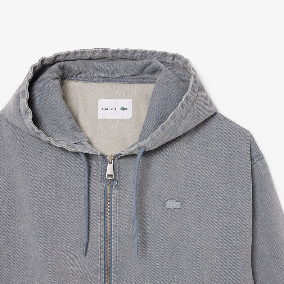 Short Natural Dye Hooded Jacket image number 1