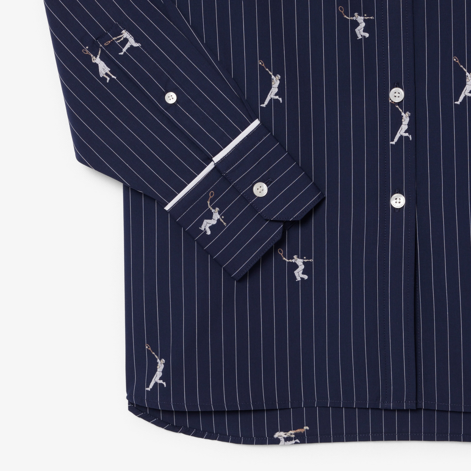 Oversized Shirt with Jacquard Motifs image number 3