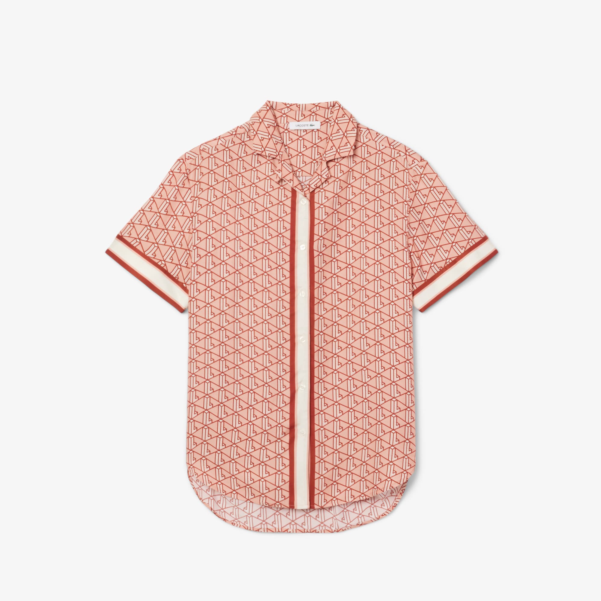 Oversized Monogram Print Shirt image number 3