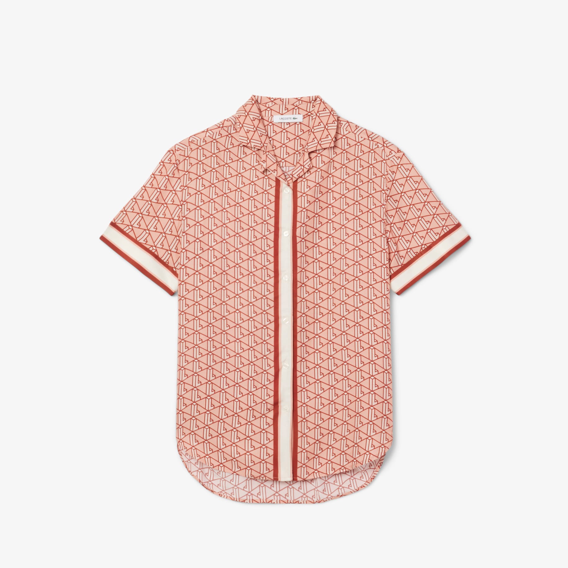 Oversized Monogram Print Shirt image number 3