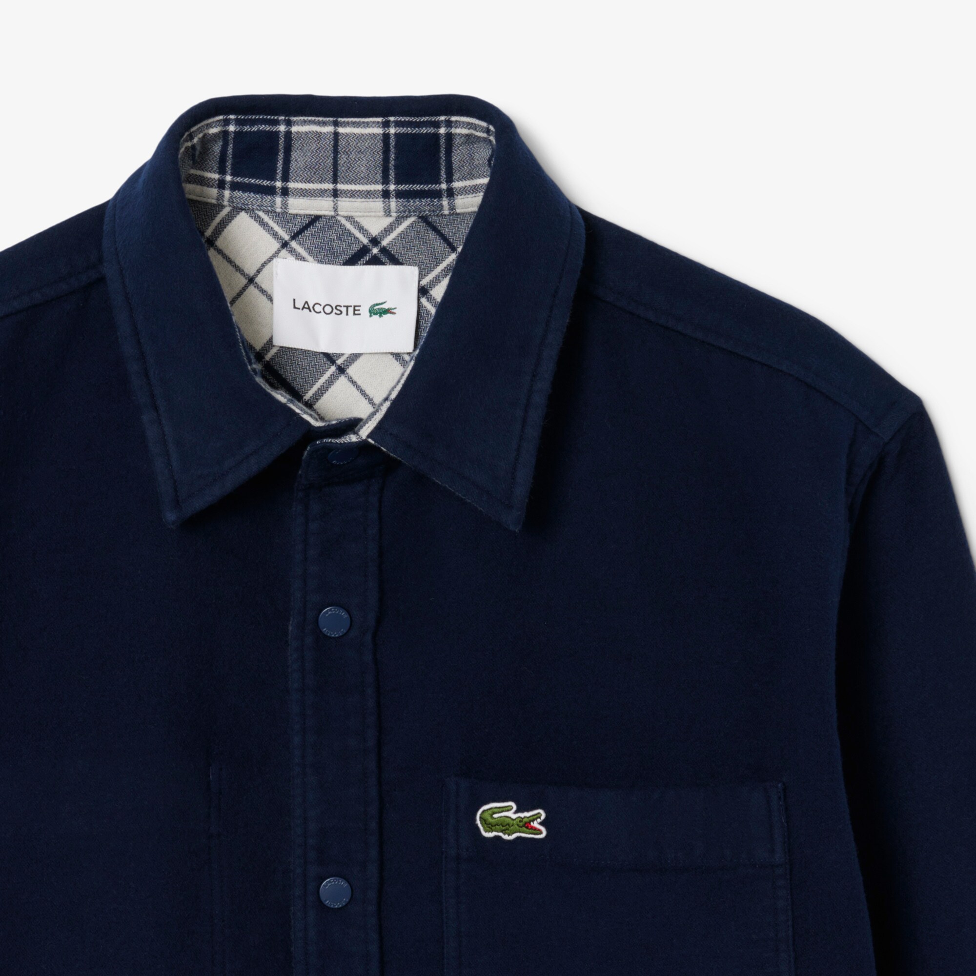 Oversized Plaid Flannel Overshirt image number 2