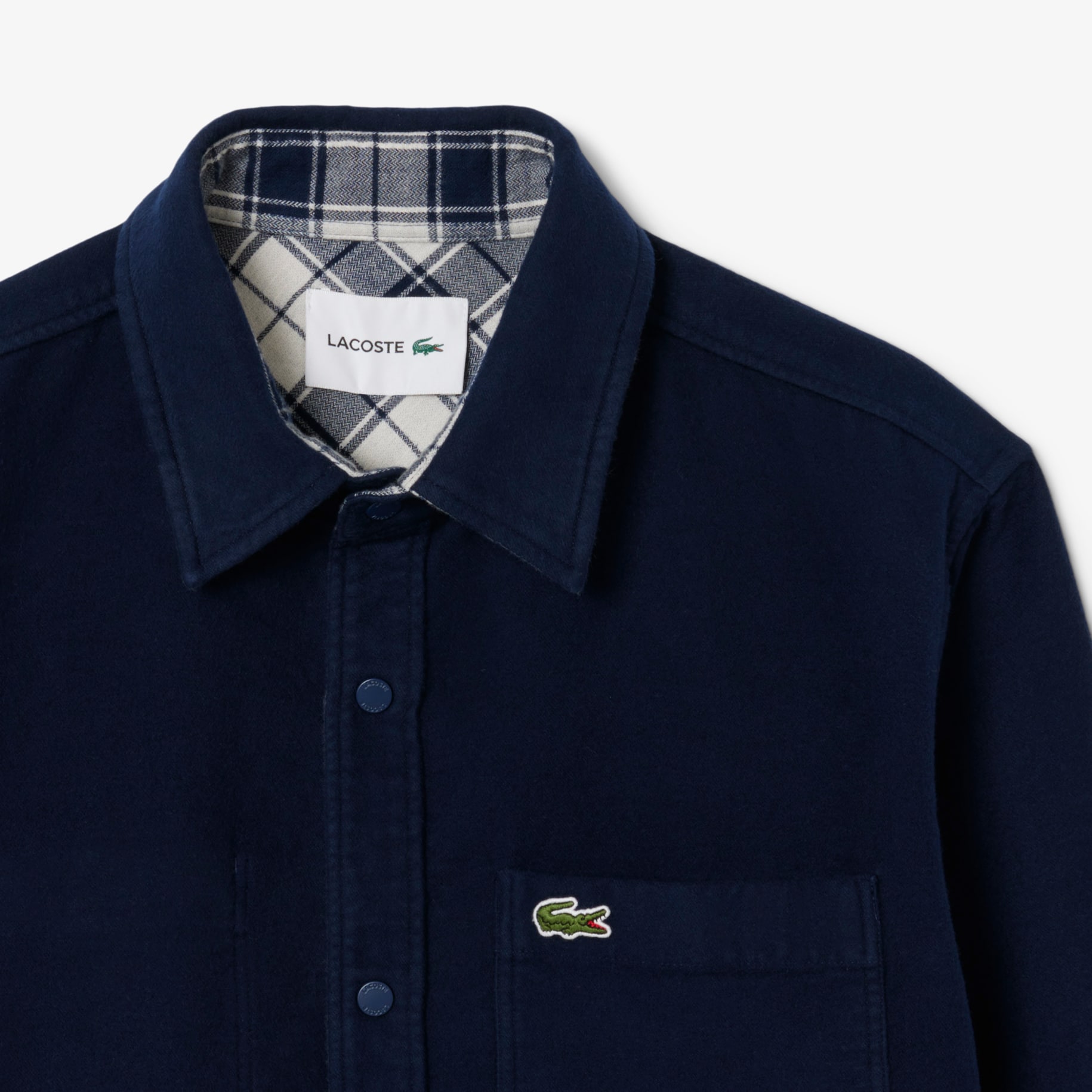 Oversized Plaid Flannel Overshirt image number 2