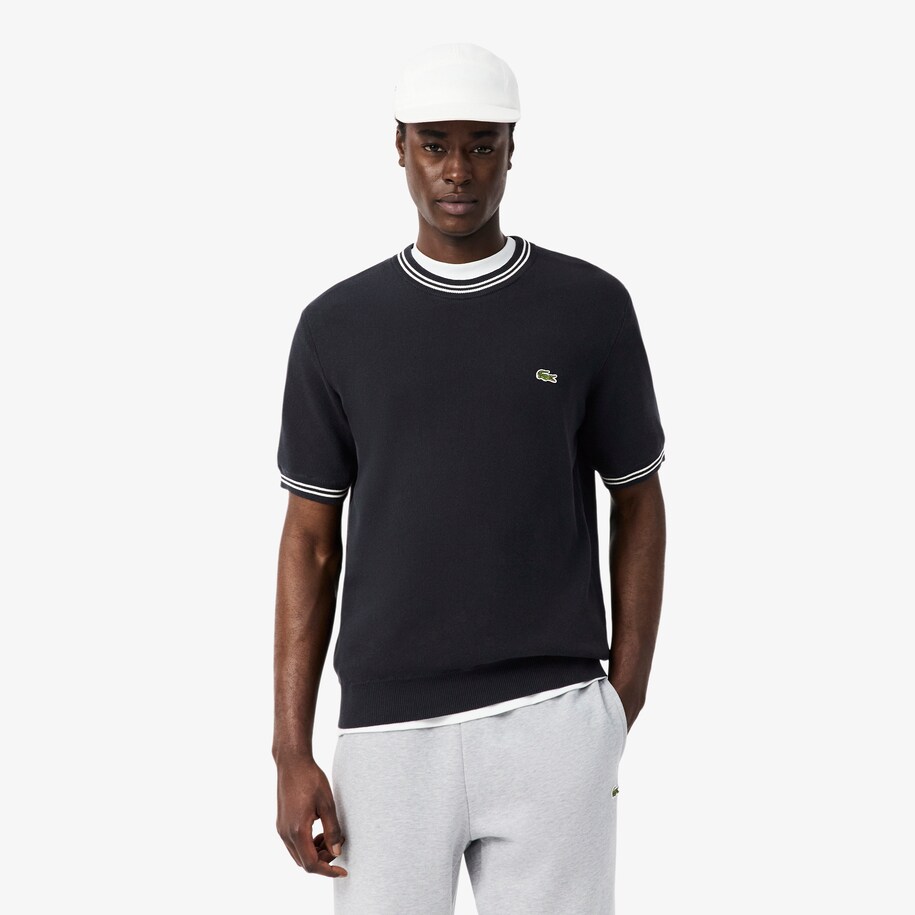 Classic Fit Stripe Detail Knit T-Shirt image number 0