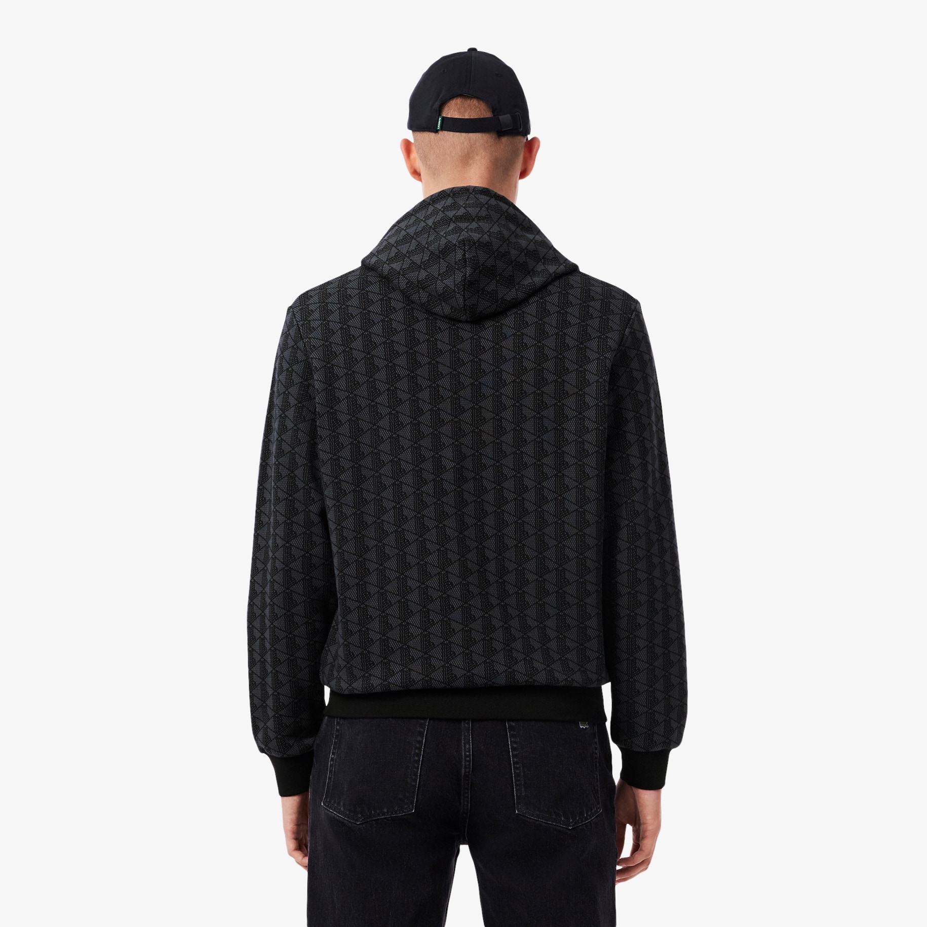 Monogram fleece hoodie image number 2