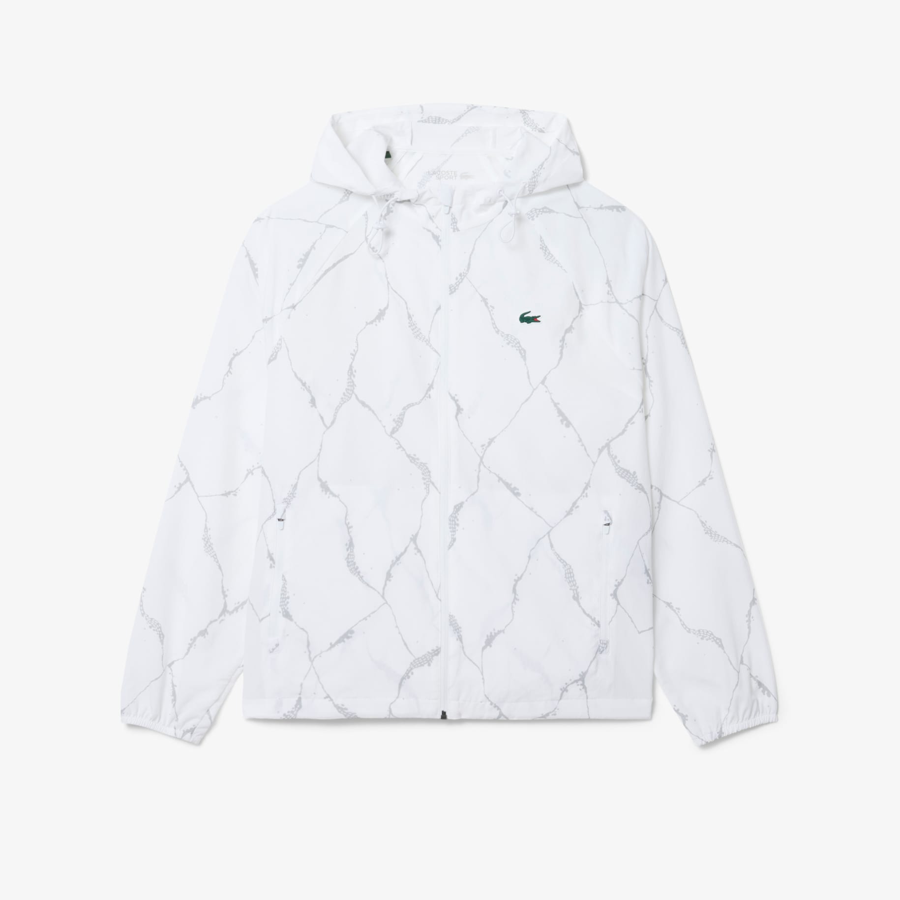 Reflective Crocodile Print Tennis Jacket image number 3