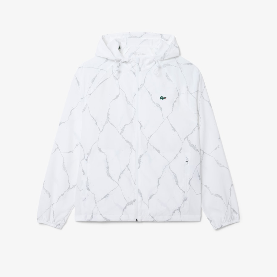 Reflective Crocodile Print Tennis Jacket image number 3