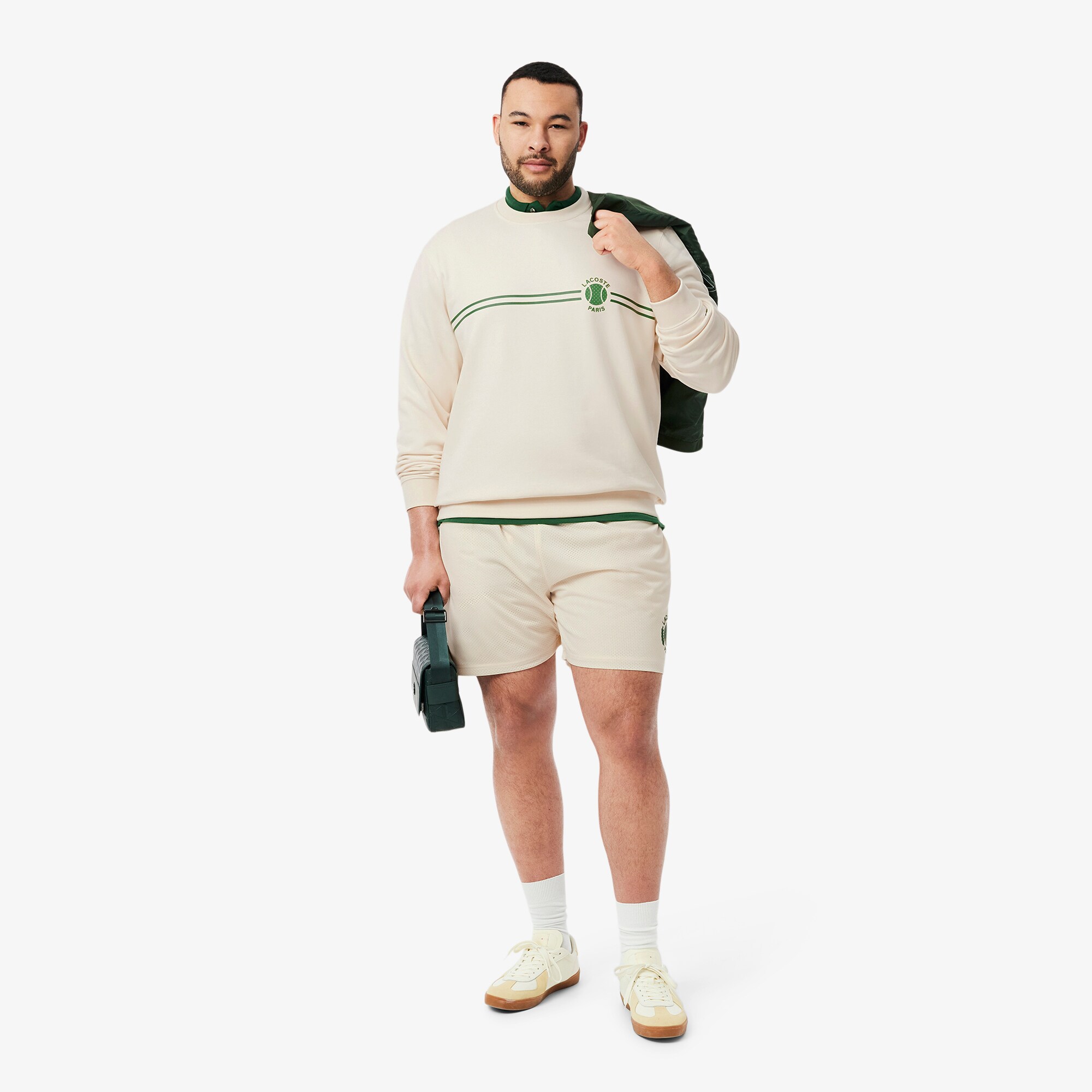 Tennis Print Fleece Sweatshirt image number 8