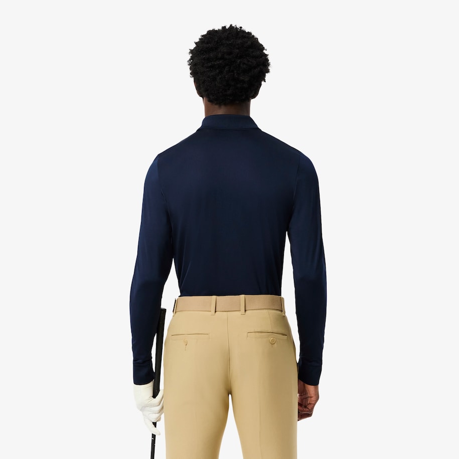 Long Sleeve Ultra Dry Jersey Golf Polo Shirt image number 2