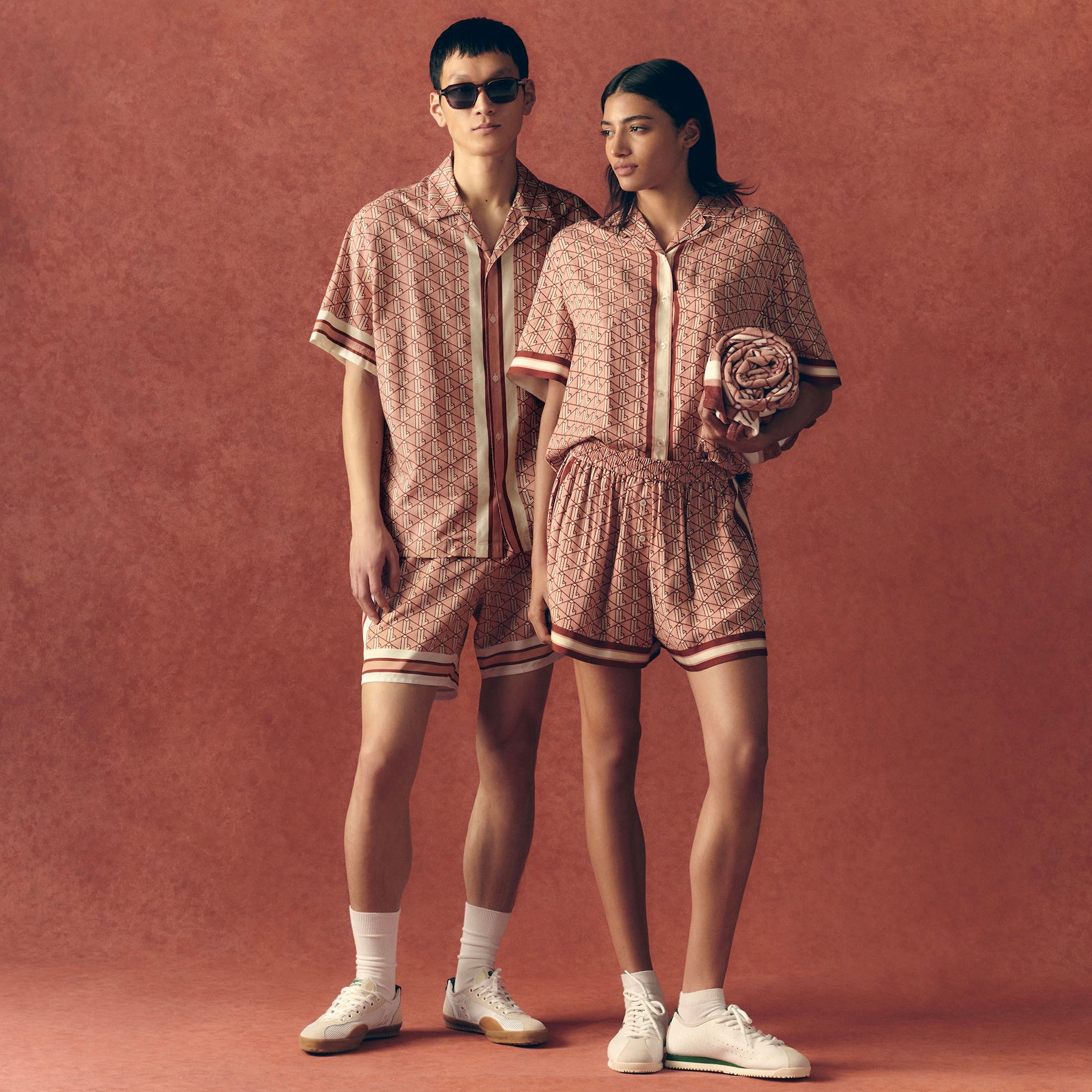 Oversized Monogram Print Shirt image number 7