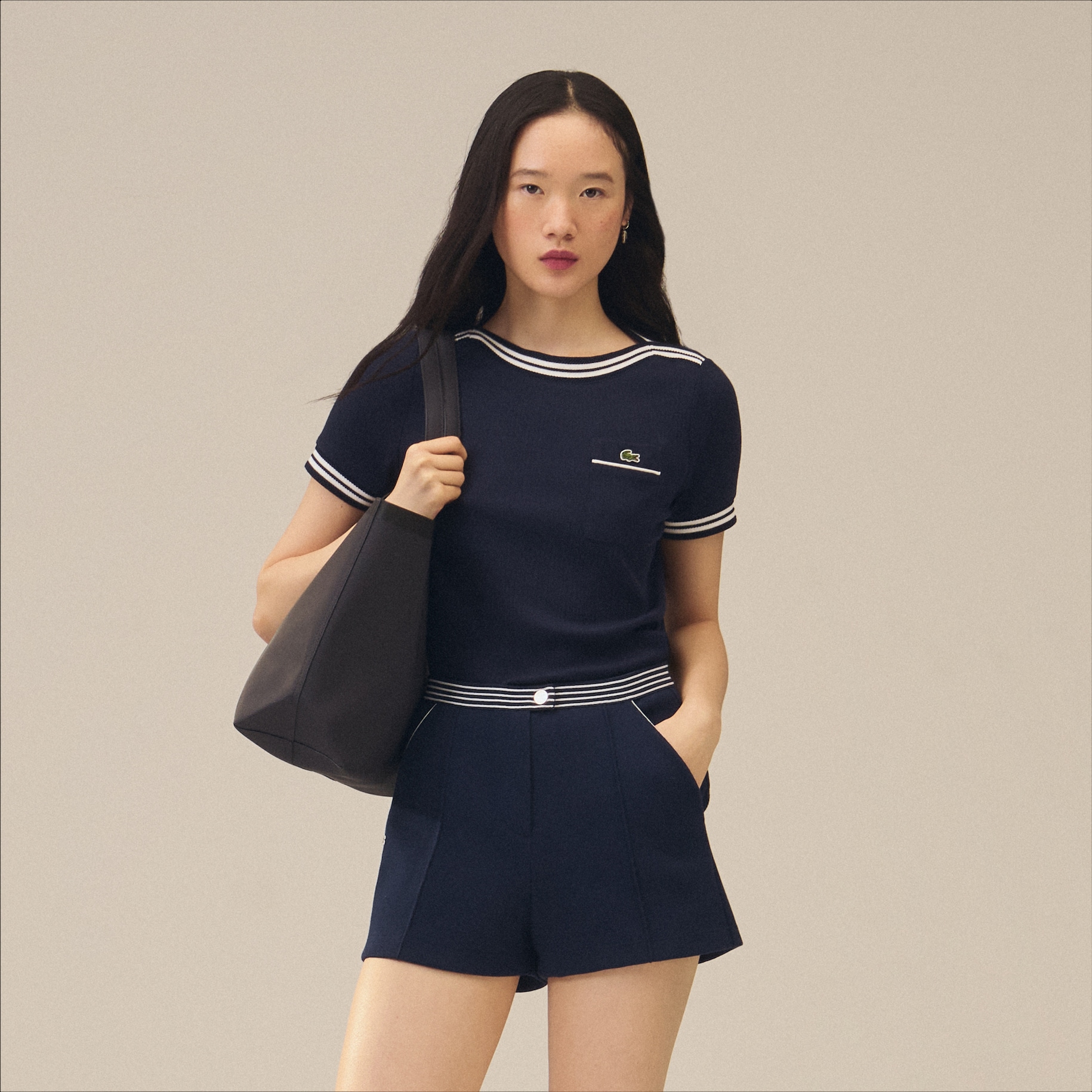 French Made Boat Neck T-shirt image number 6