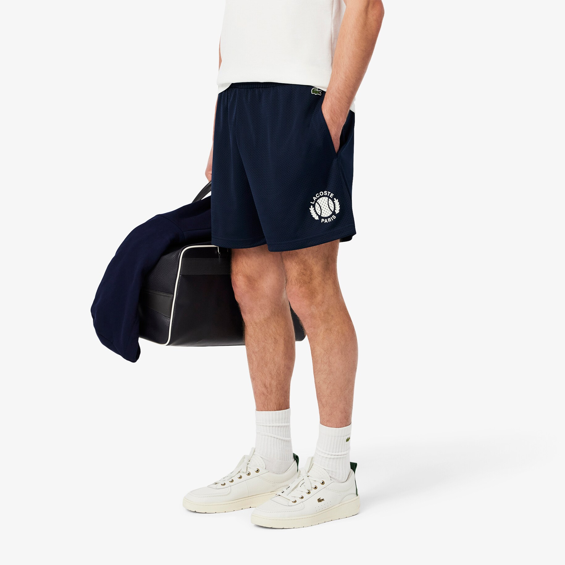 Graphic Mesh Shorts image number 1