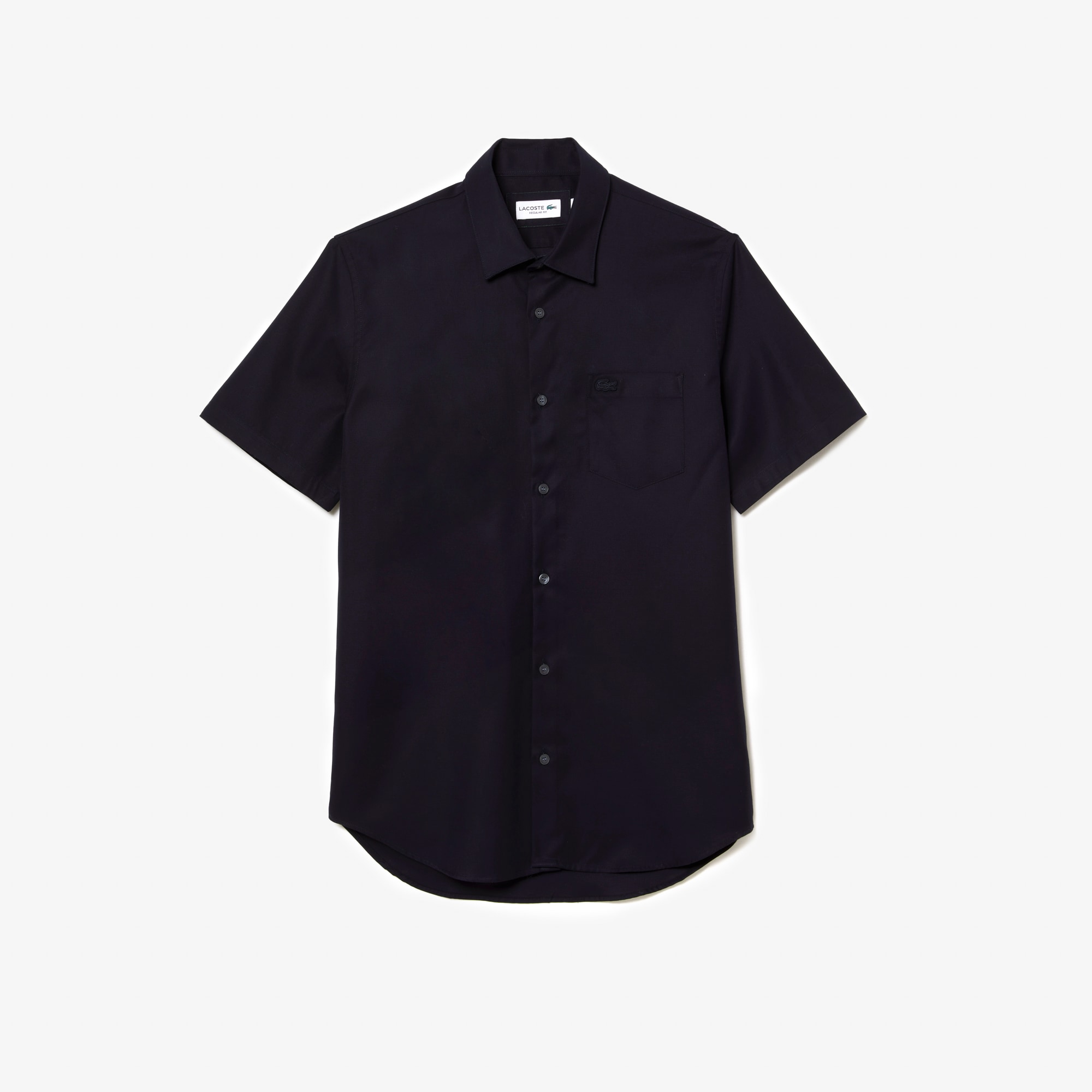 Men's Regular Fit Solid Cotton Shirt image number 3
