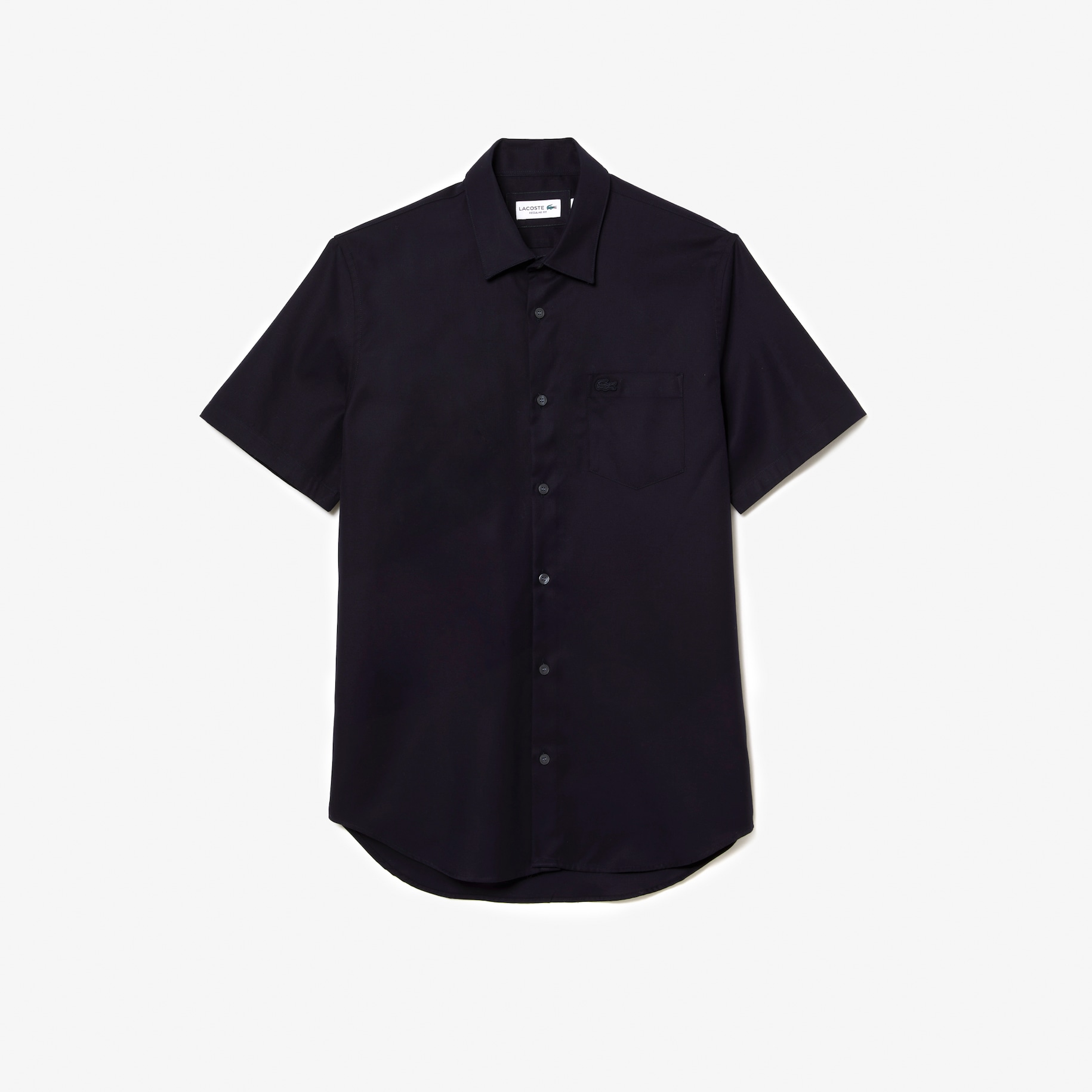 Men's Regular Fit Solid Cotton Shirt image number 3
