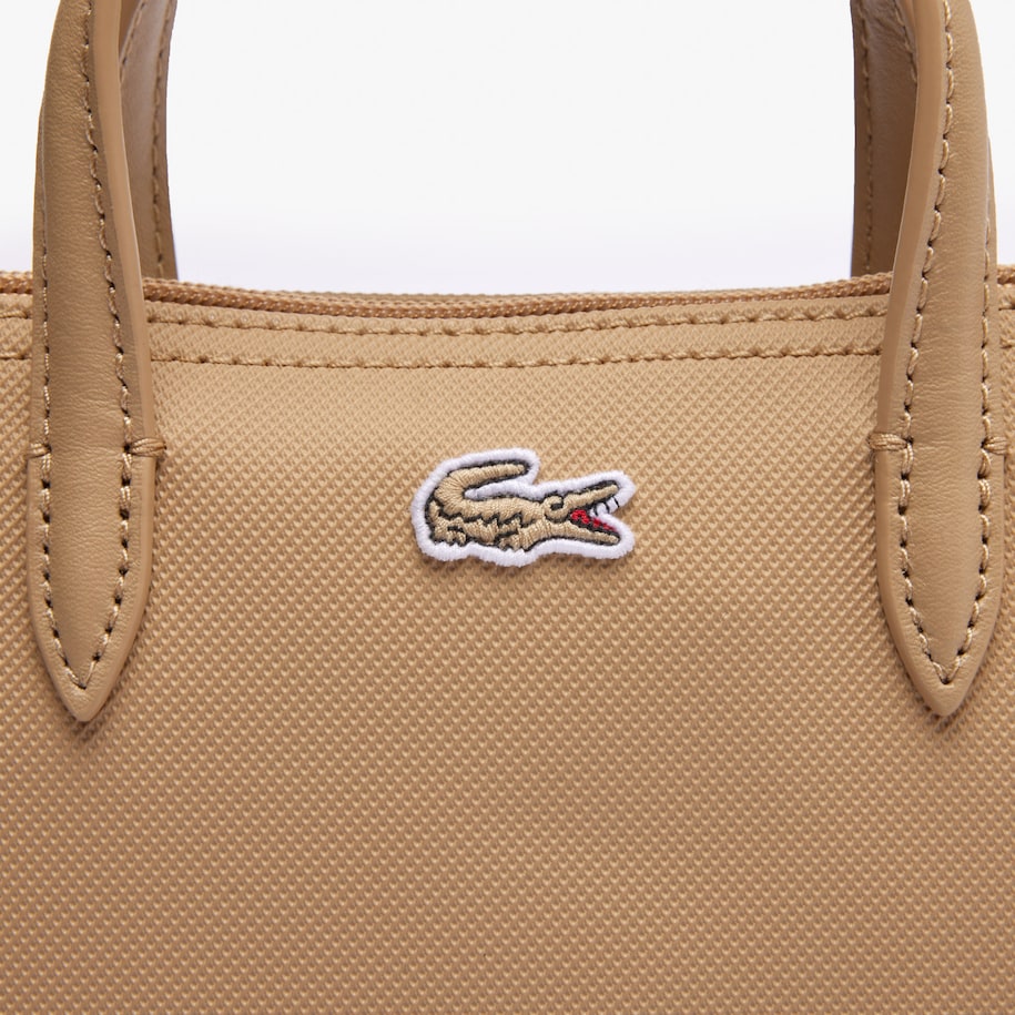 Women's L.12.12 Concept Petit Piqu&eacute; Coated Canvas Mini Zip Tote Bag image number 4