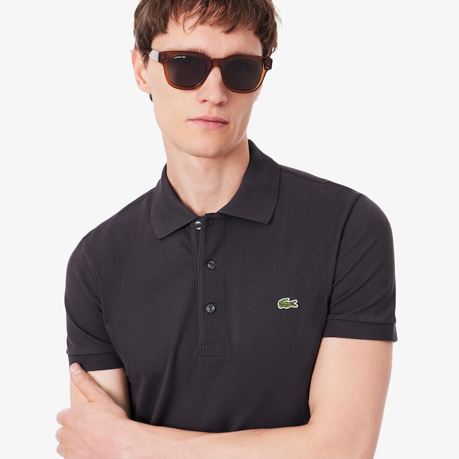 Slim Fit Stretch Mini Piqu&eacute; Polo Shirt image number 1
