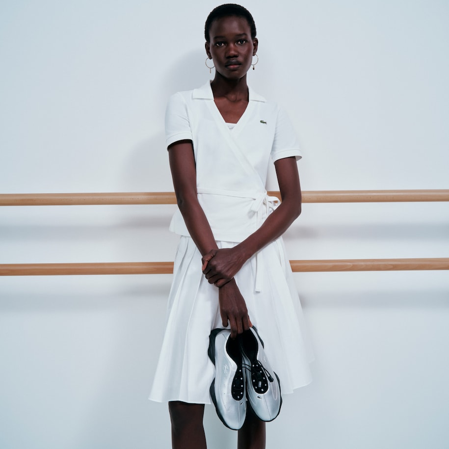 Women's Tennis Ballerina Sneakers image number 8