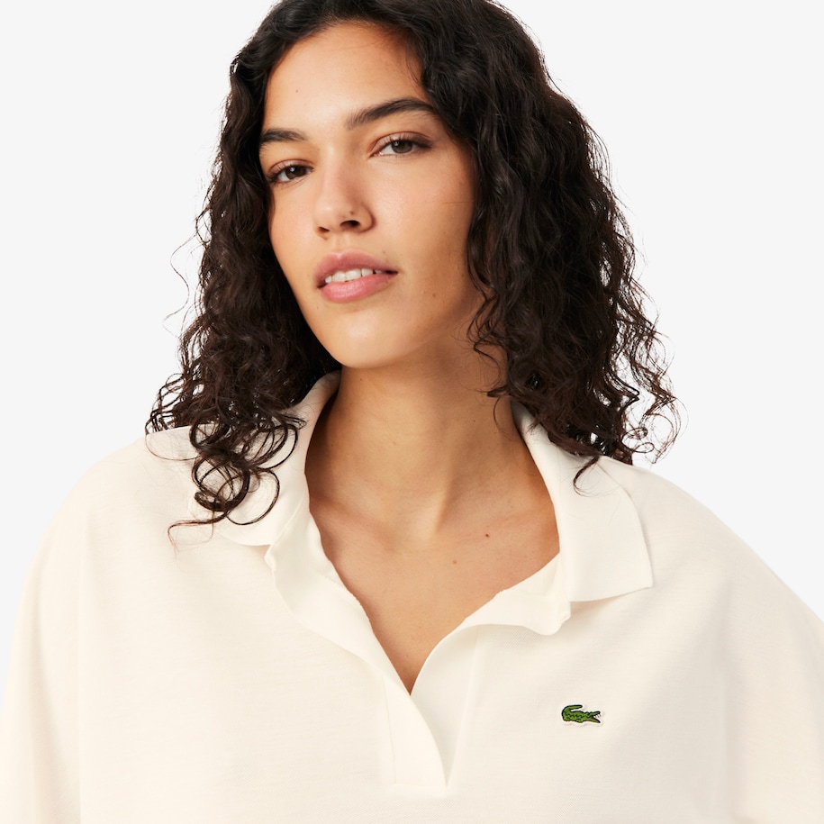 Relaxed Fit Fluid Piqu&eacute; Polo Shirt image number 1