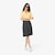 Pleated Flannel Midi Skirt image number 0