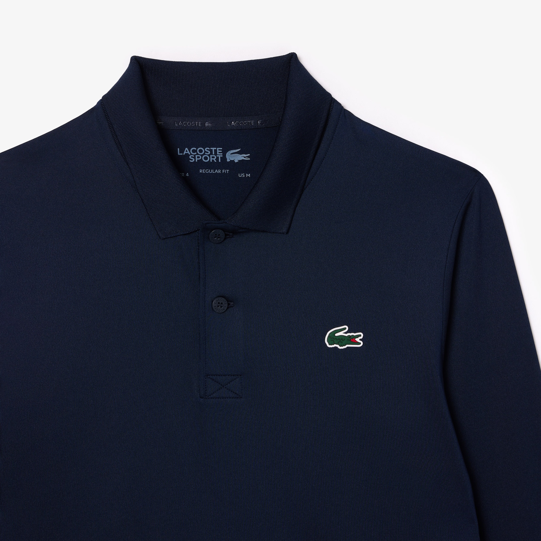 Long Sleeve Ultra Dry Jersey Golf Polo Shirt image number 4