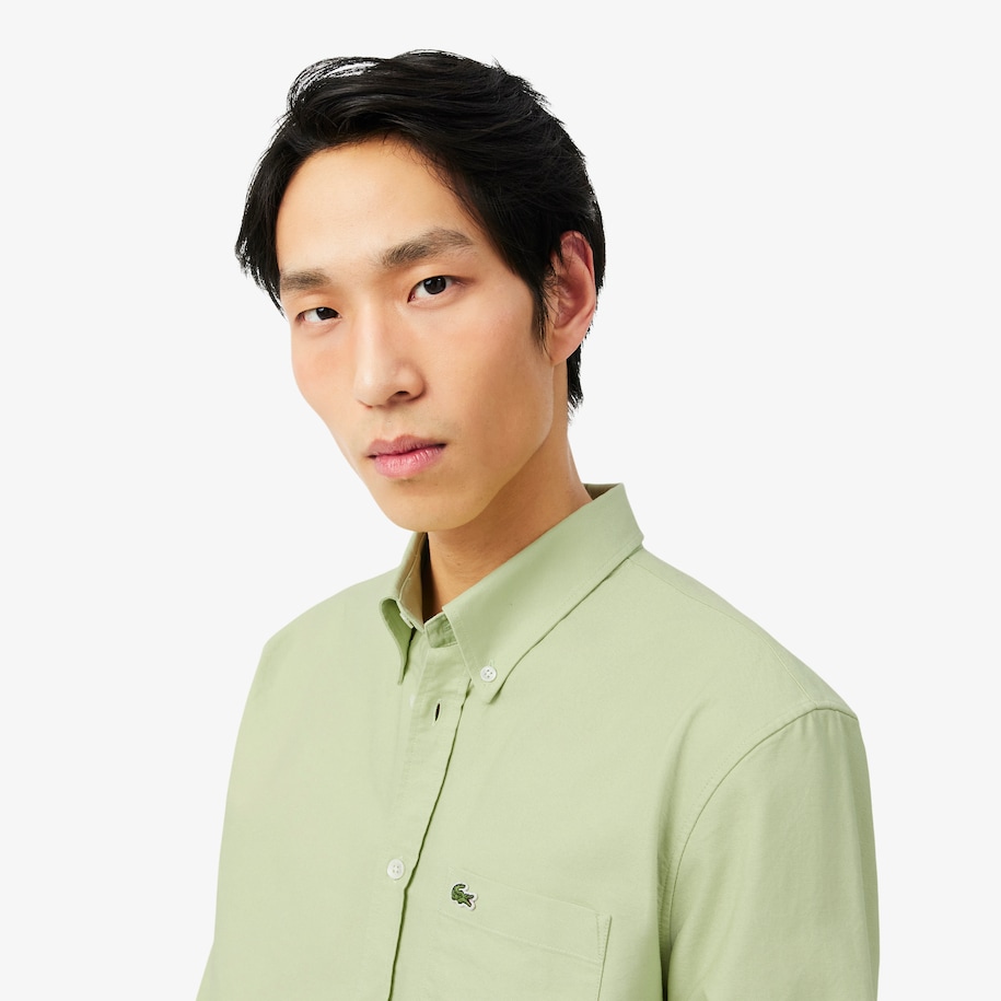 Regular Fit Short Sleeved Oxford Shirt image number 1
