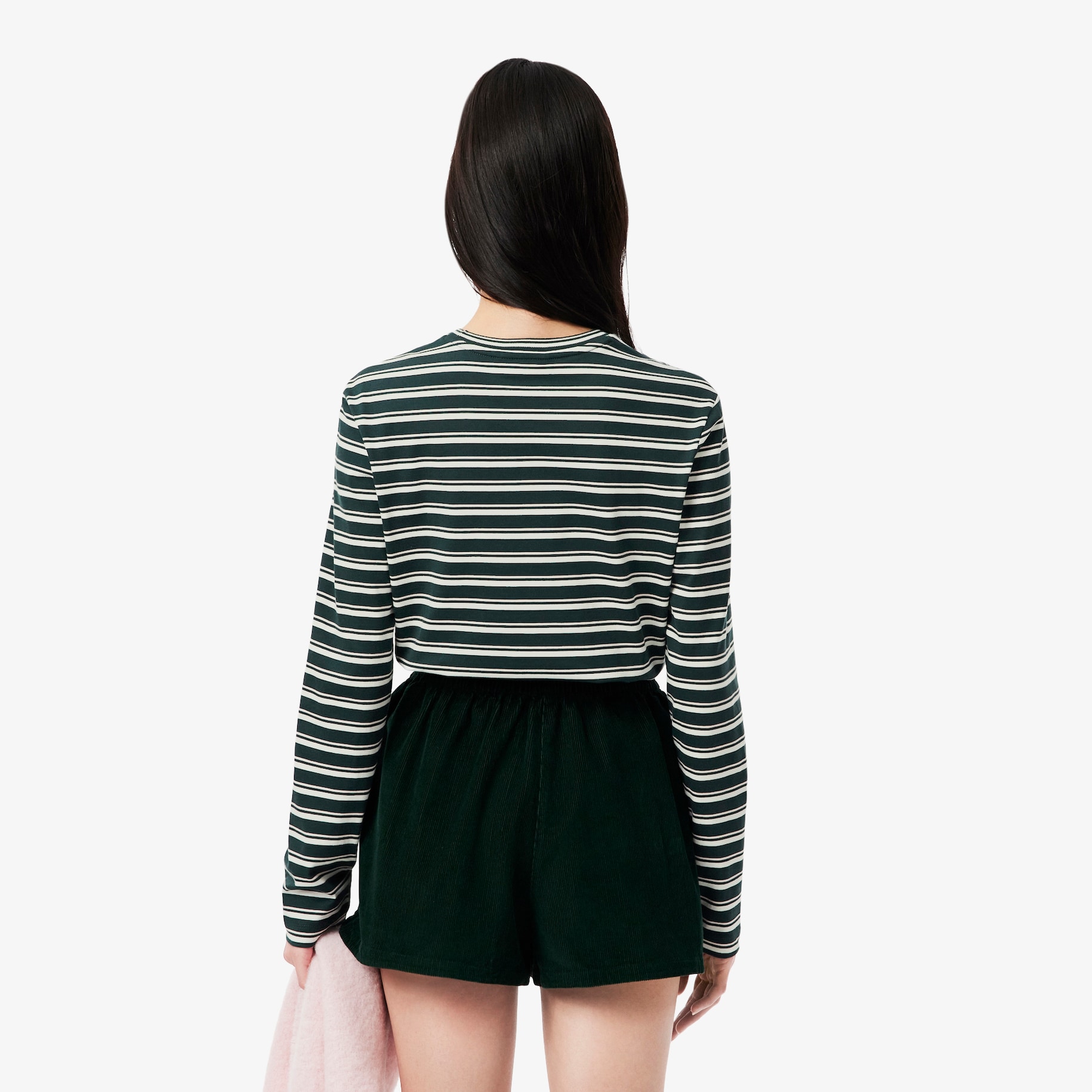 Long Sleeved Striped Jersey T-shirt image number 2