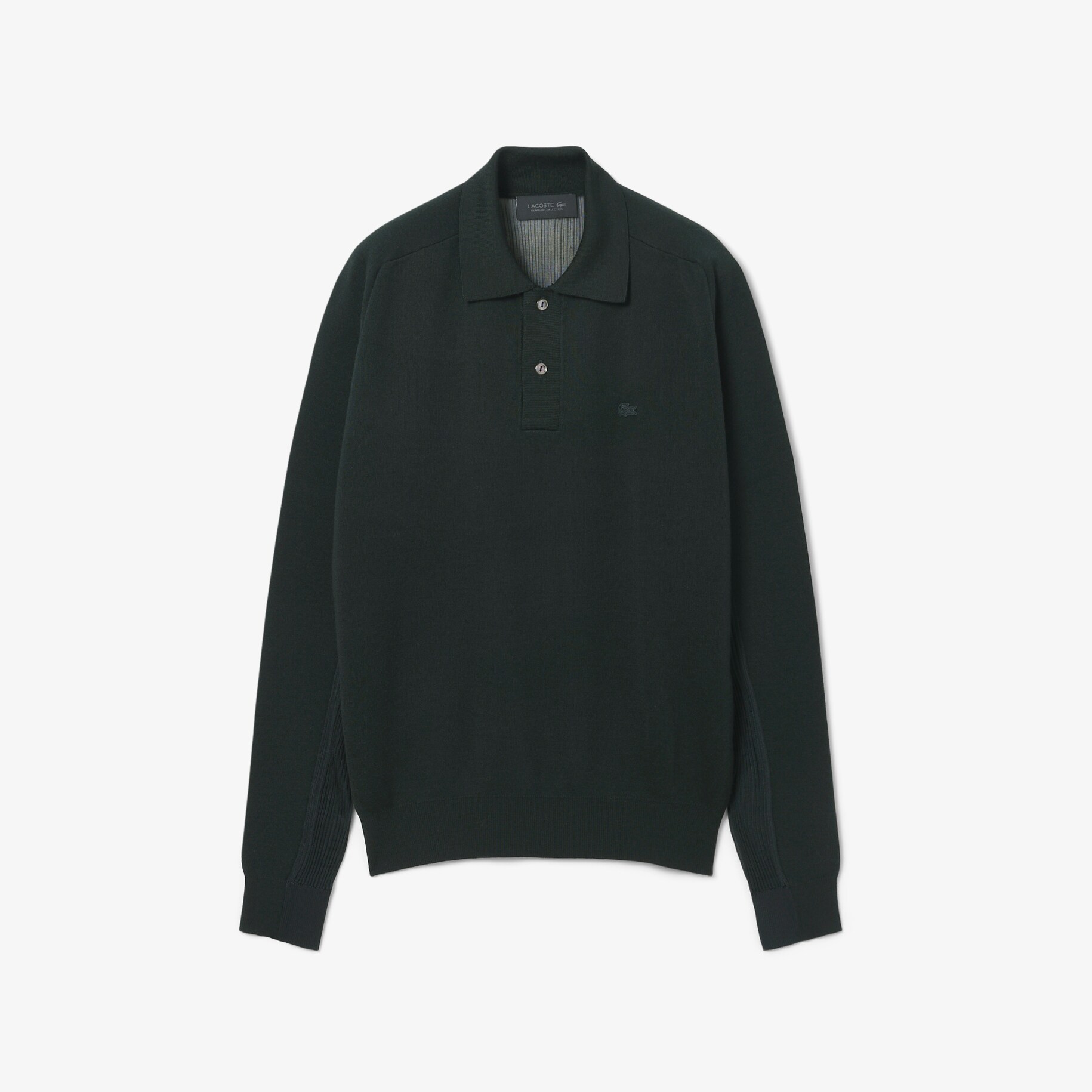 Runway Wool Blend Polo Collar Sweater image number 3