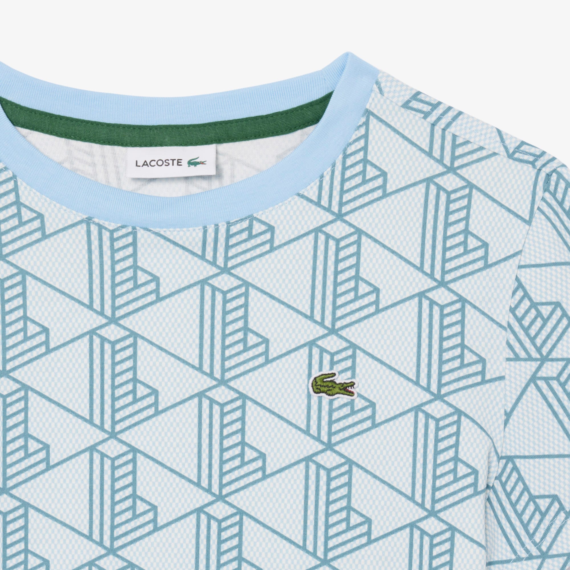 Monogram Print Cotton T-shirt image number 5