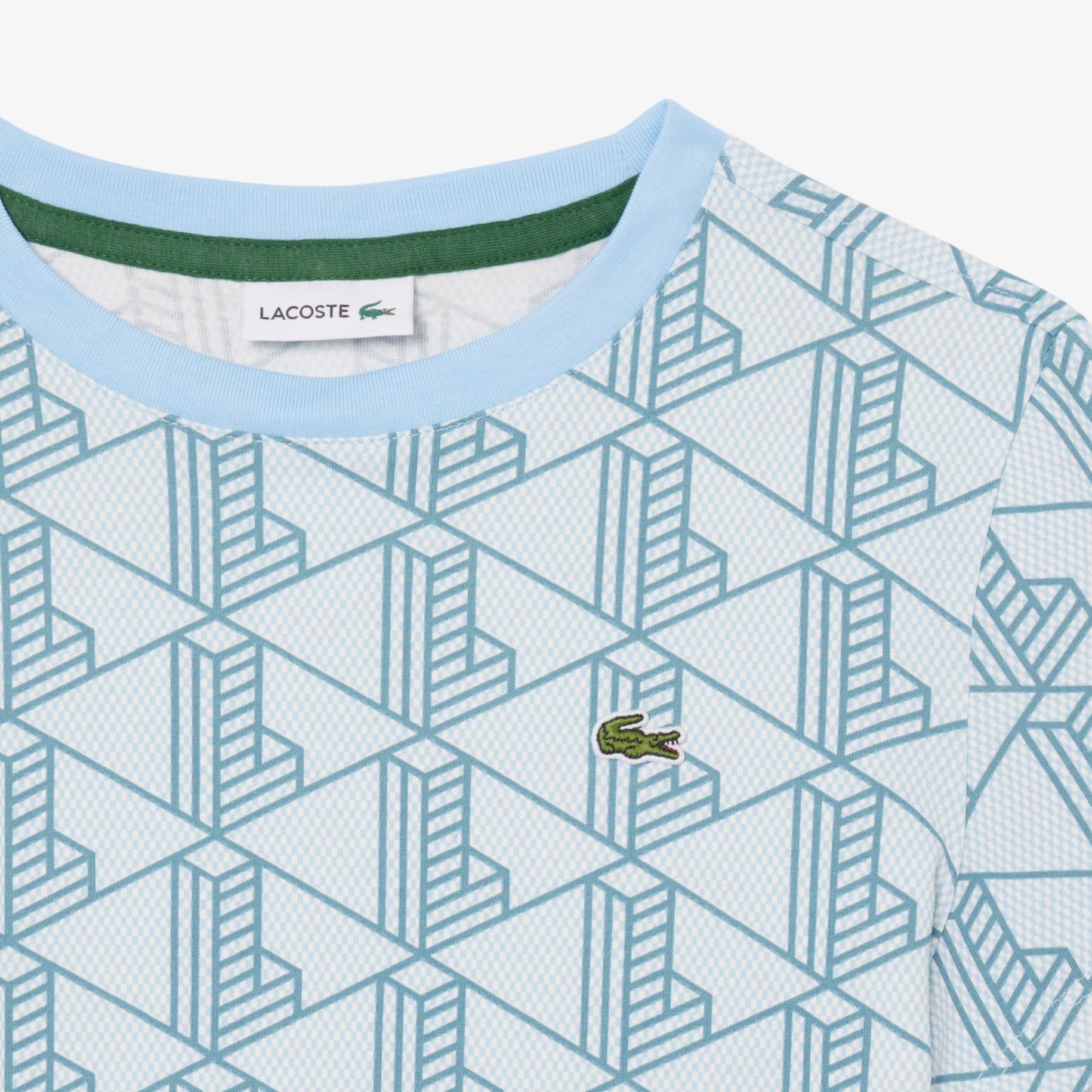 Monogram Print Cotton T-shirt image number 5
