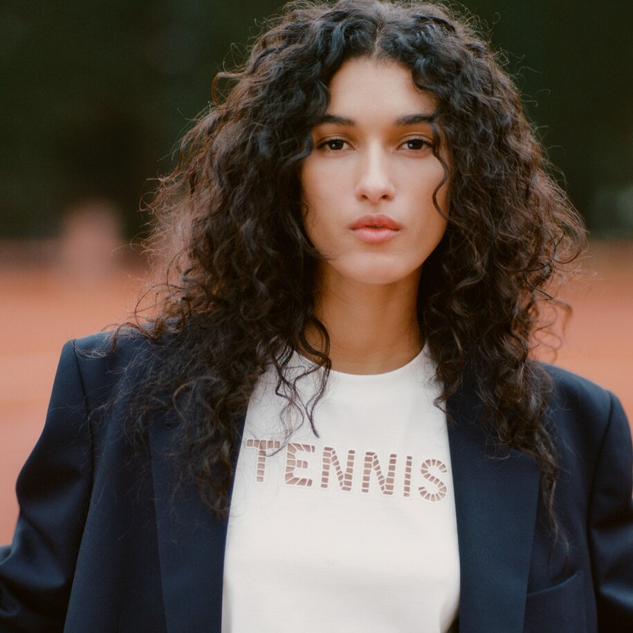 Tennis Embroidery T-shirt image number 7