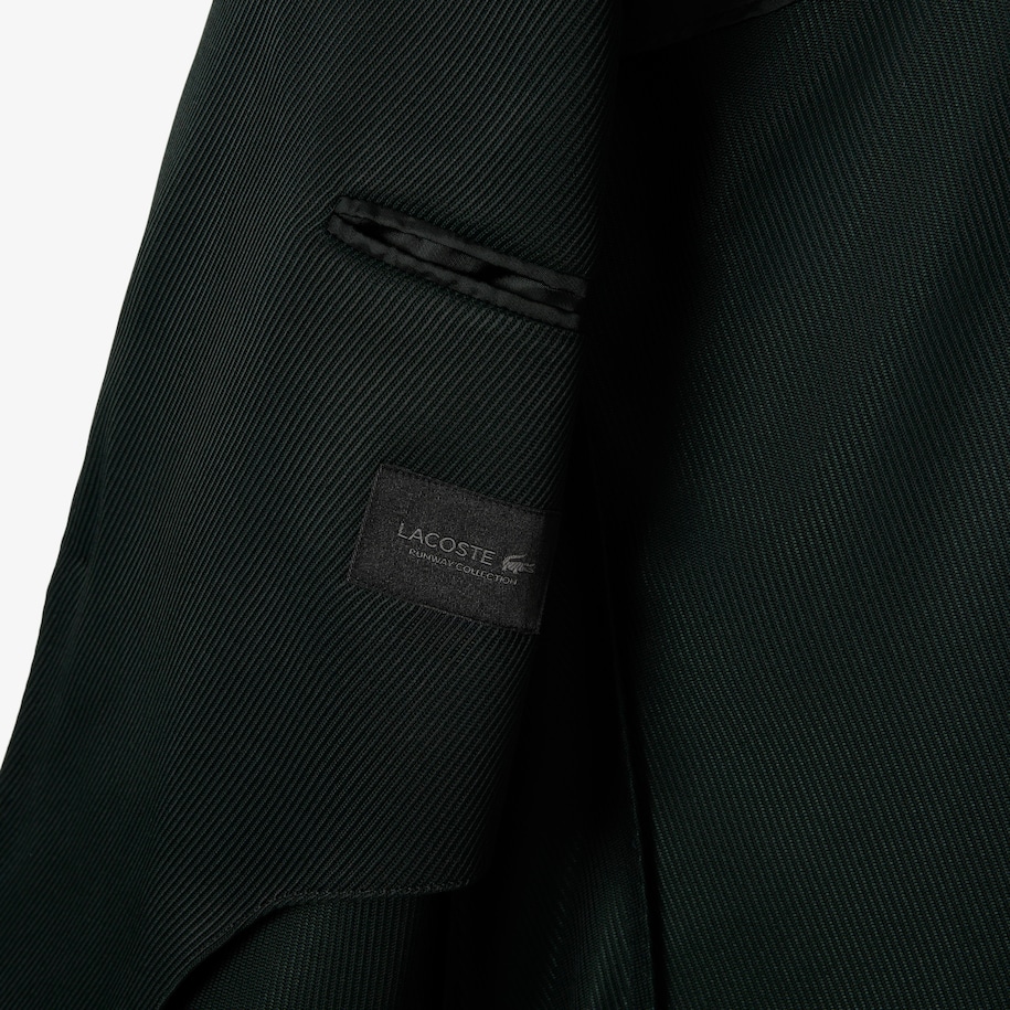 Runway Satin Shawl Neck Blazer image number 9