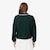Oversized Embroidery Accent Polo Collar Sweatshirt image number 2