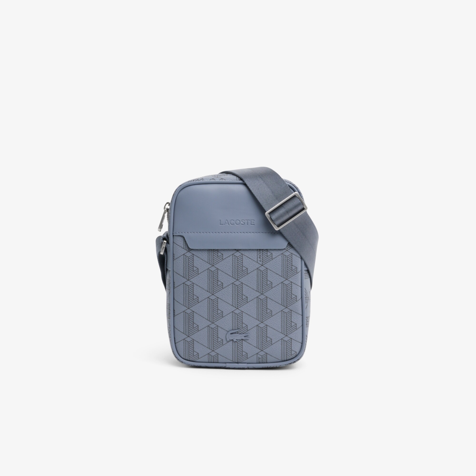 LACOSTE ジオメトリックパターン ボディバッグ LACOSTE（ラコステ） ボディバッグ CHANTACO NH3633C 本革 ワン