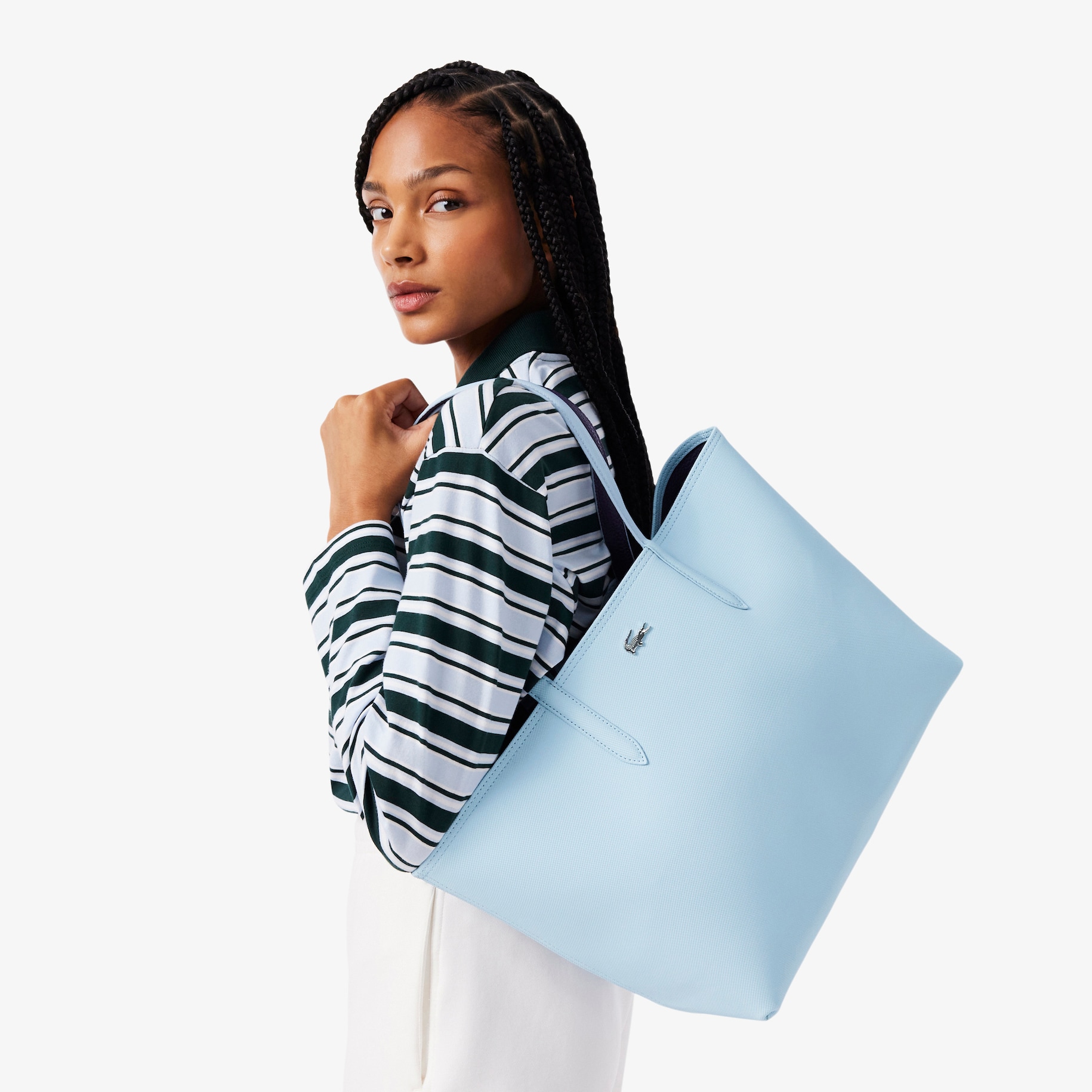 Women's Anna Reversible Bicolour Tote Bag image number 8