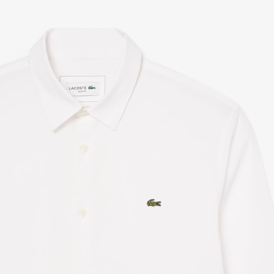 Slim Fit Stretch Poplin Shirt image number 4