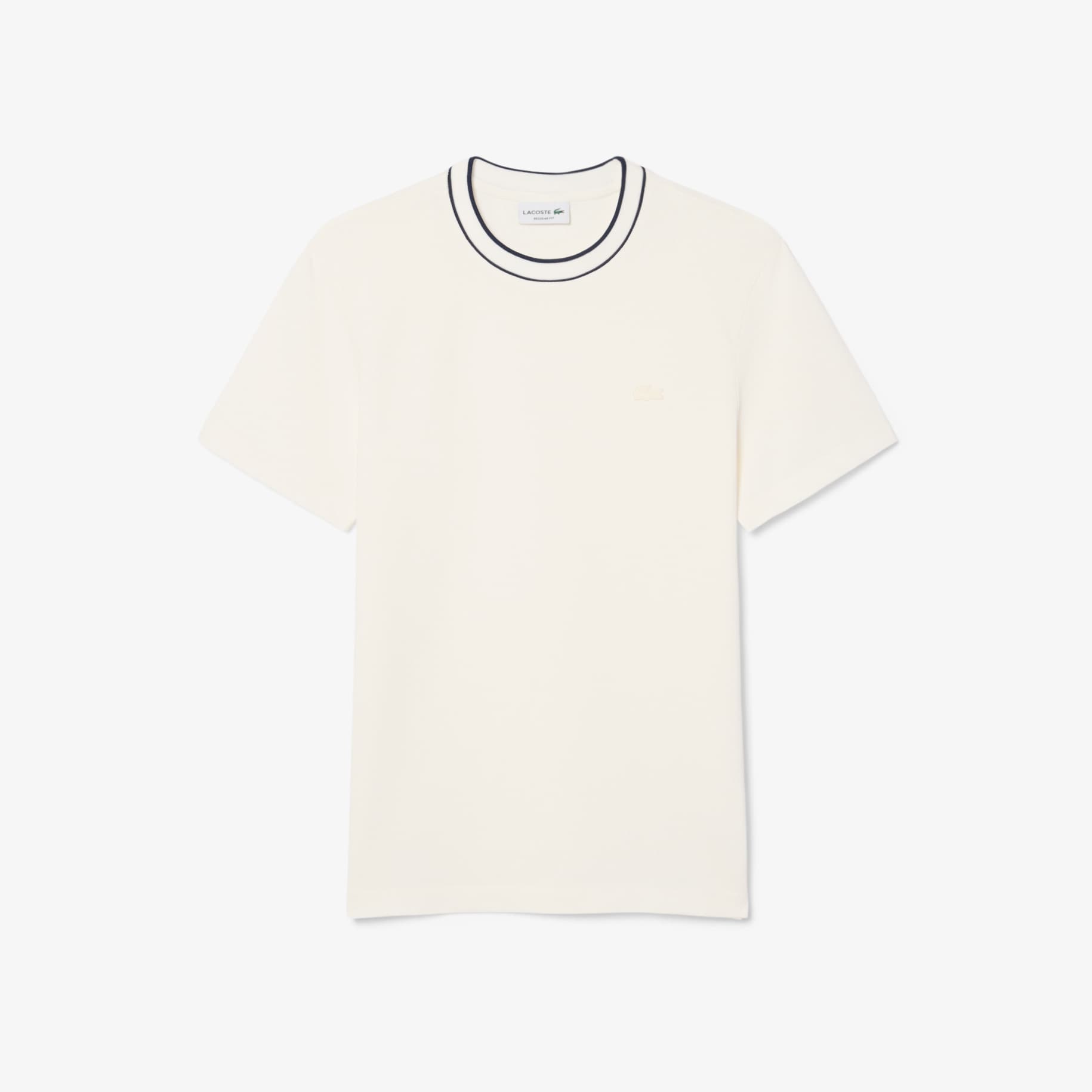Stretch Piqu&eacute; Stripe Collar T-shirt image number 3
