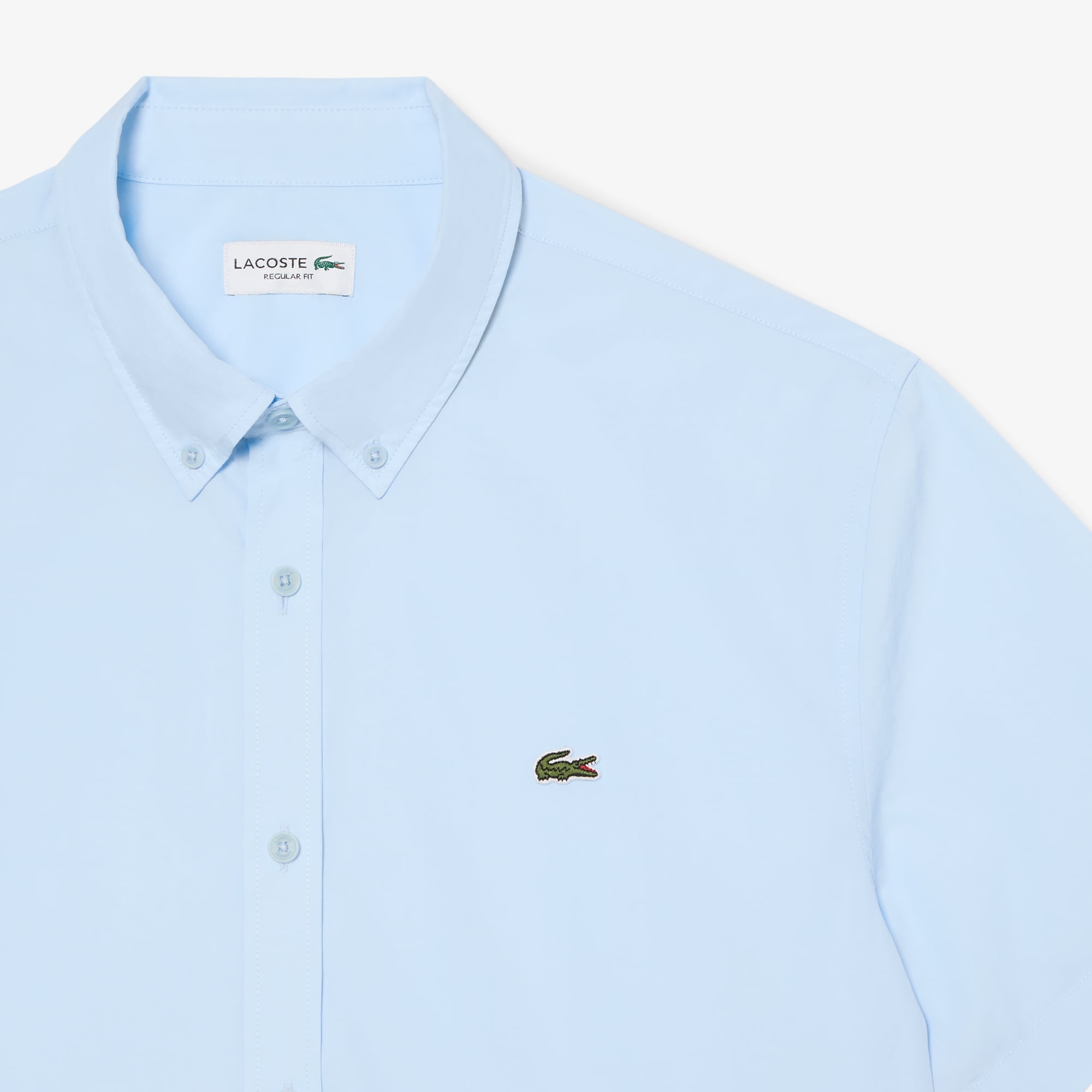 Regular Fit Short Sleeved Poplin Shirt image number 4