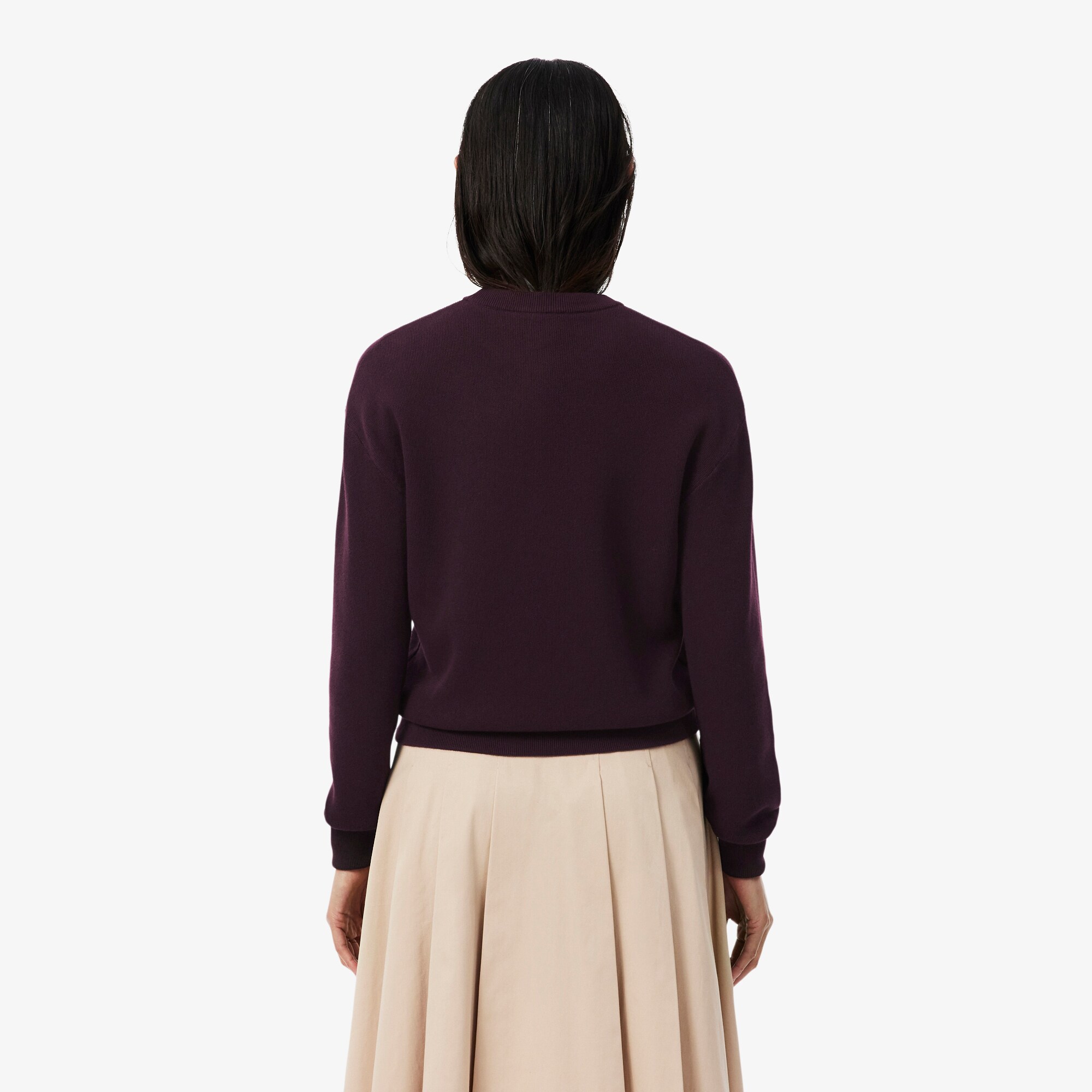 Relaxed Fit Cotton Crew Neck Sweater image number 2