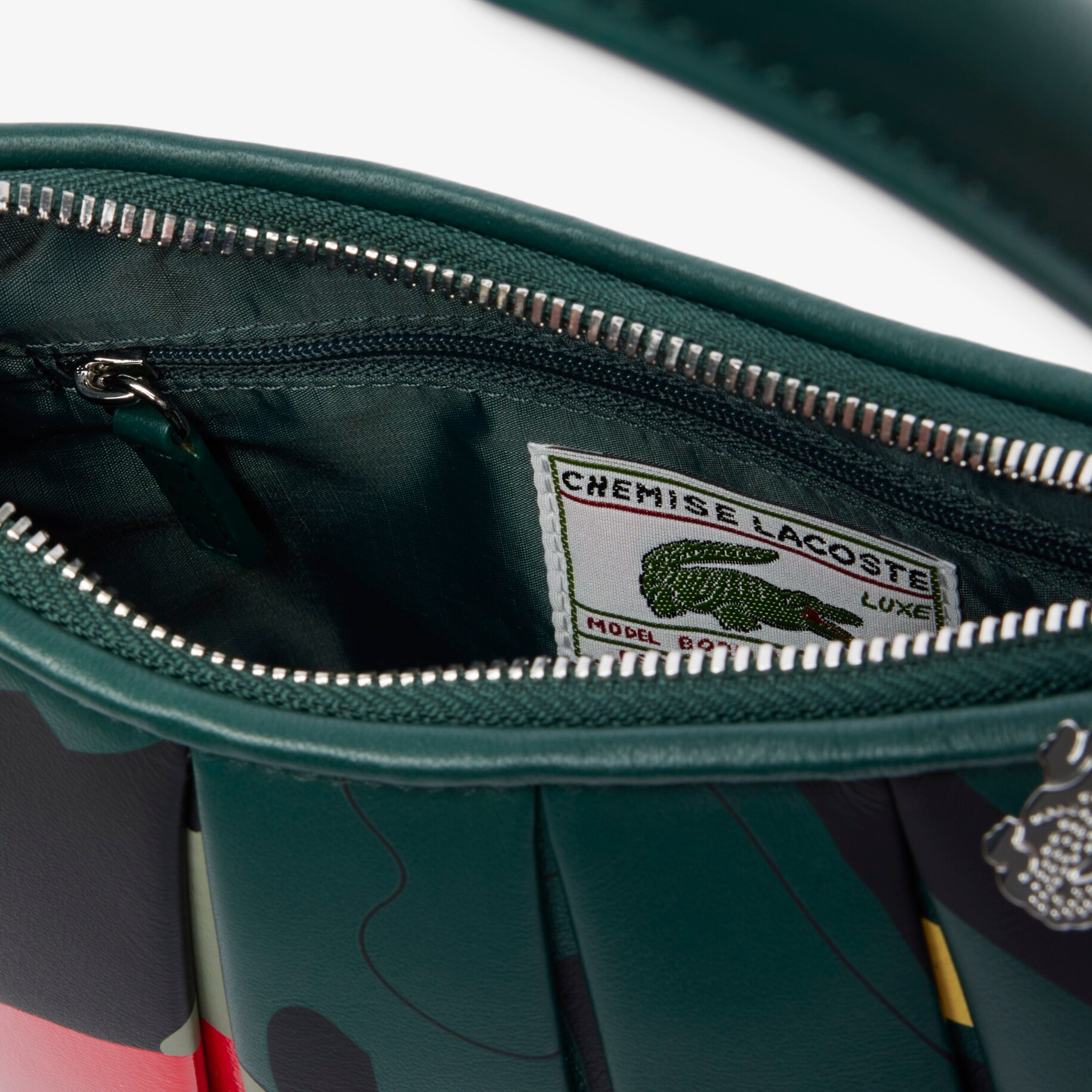 Small Runway Lenglen Crocodile Print Leather Bag image number 3