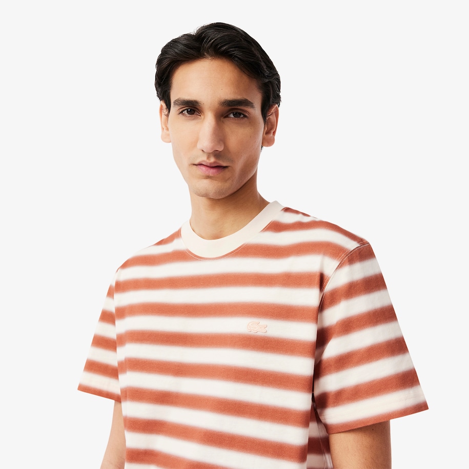 Stripe Print Jersey T-shirt image number 1