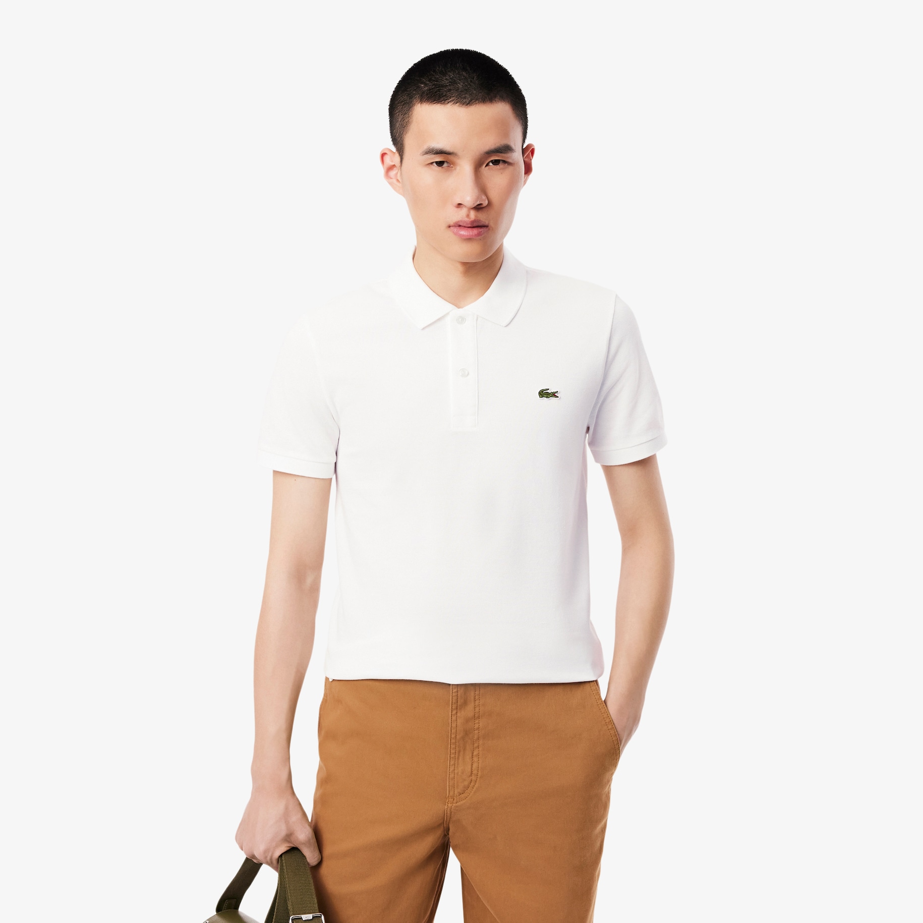 Slim Fit L.12.12 Piqué Polo Shirt image number 0