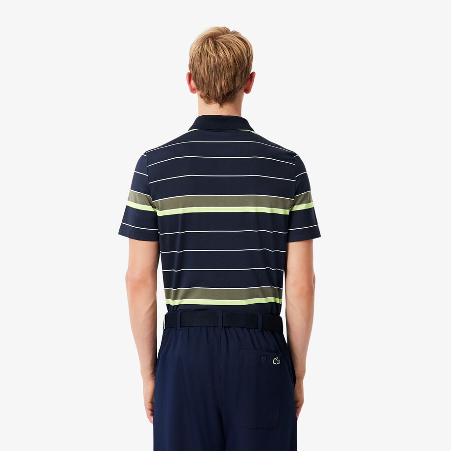 Striped Ultra Dry Stretch Golf Polo Shirt image number 2
