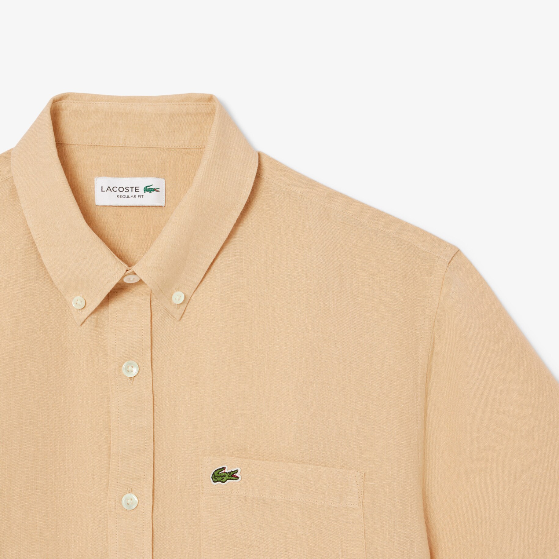 Short Sleeved Linen Shirt image number 4